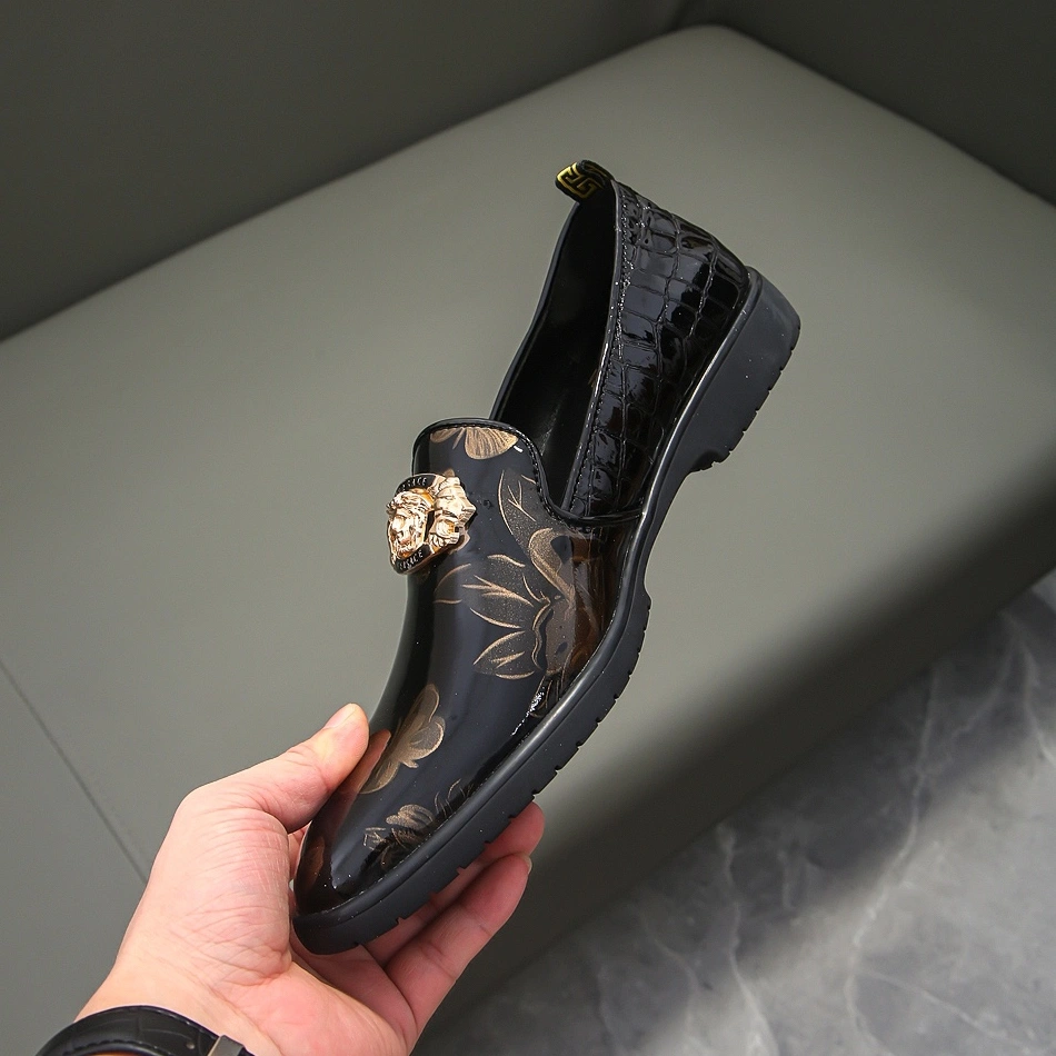 DailyWear 8182 Versace Leather Shoes For Men