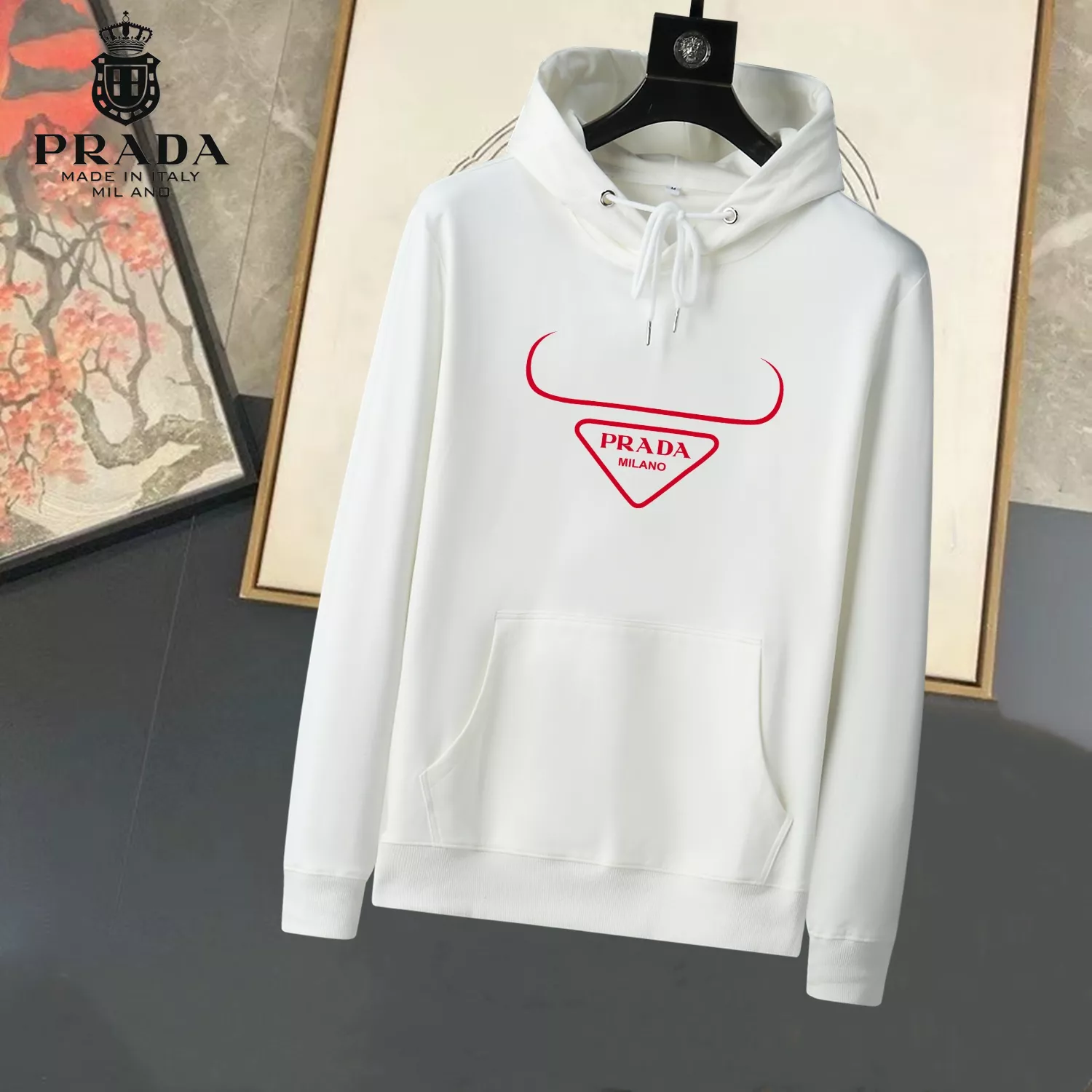 DailyWear 8231 Prada Hoodies Long Sleeved For Men