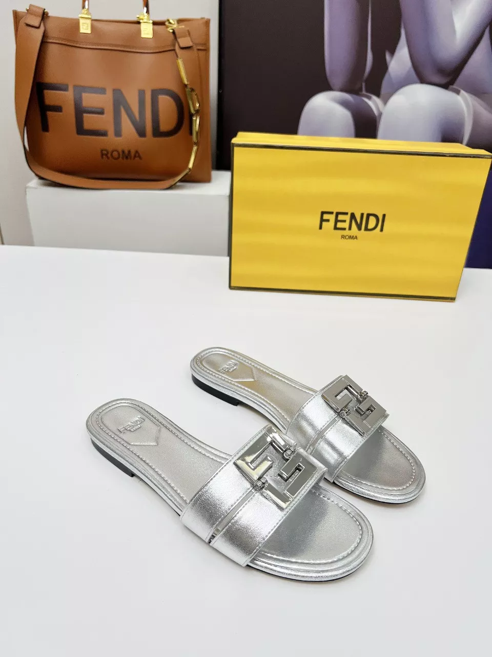 DailyWear 8795 Fendi Slippers For Women