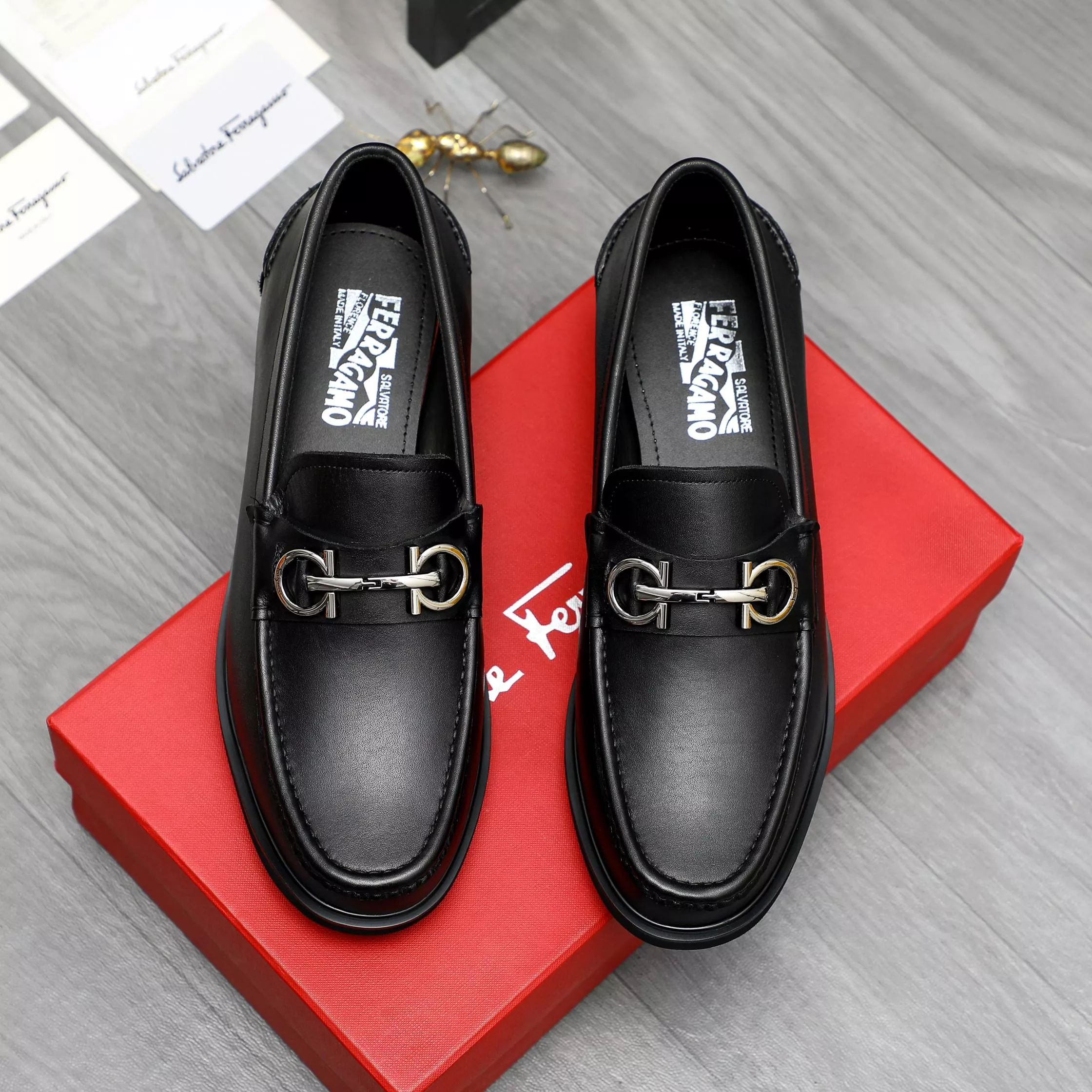 DailyWear 8889 Salvatore Ferragamo Leather Shoes For Men
