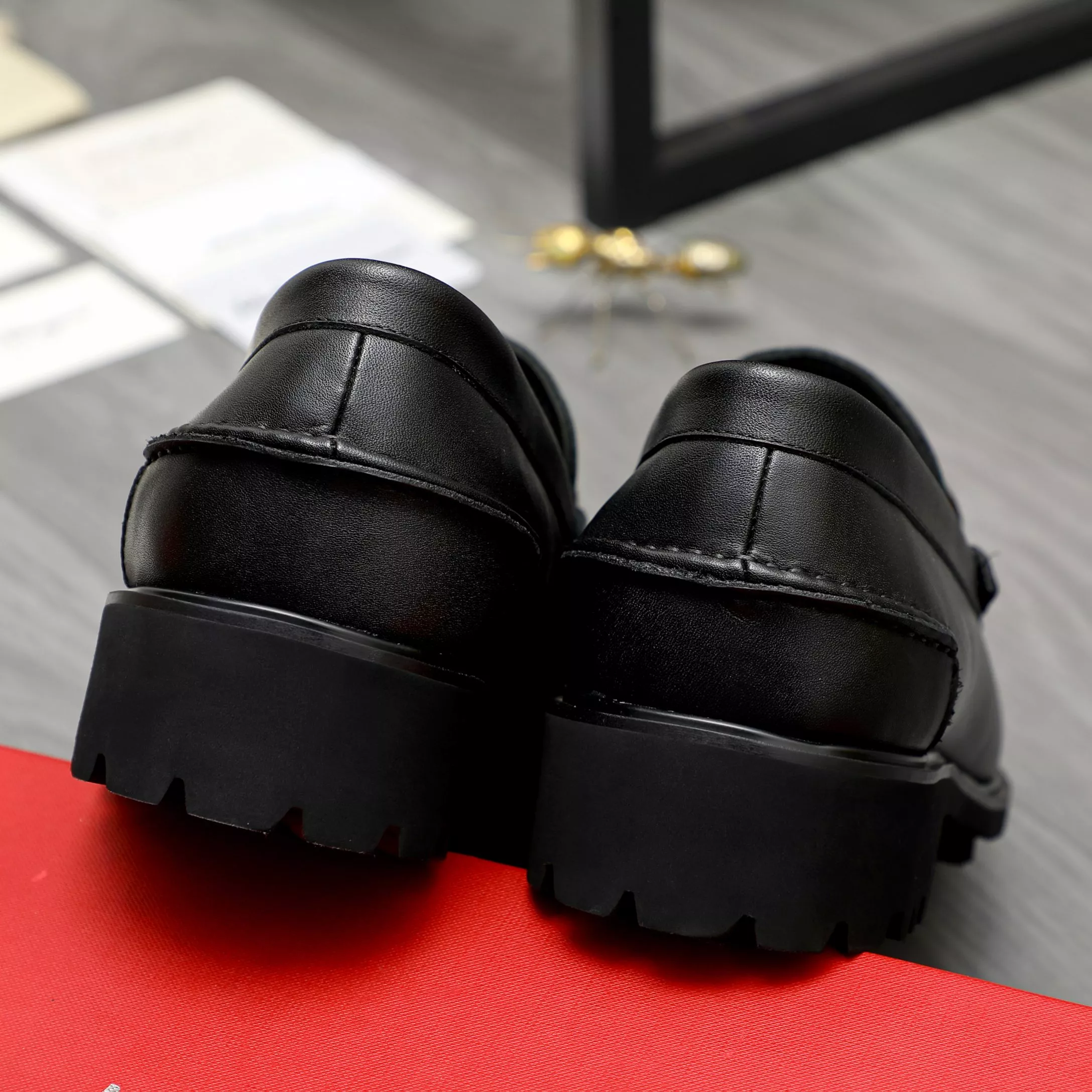 DailyWear 8889 Salvatore Ferragamo Leather Shoes For Men