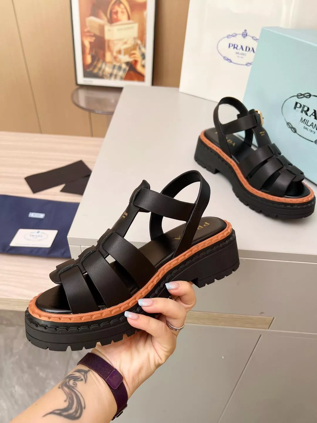 DailyWear 9042 Prada Sandal For Women