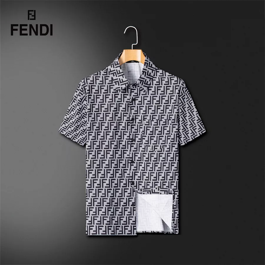 DailyWear 9049 Fendi Tracksuits Short Sleeved For Men