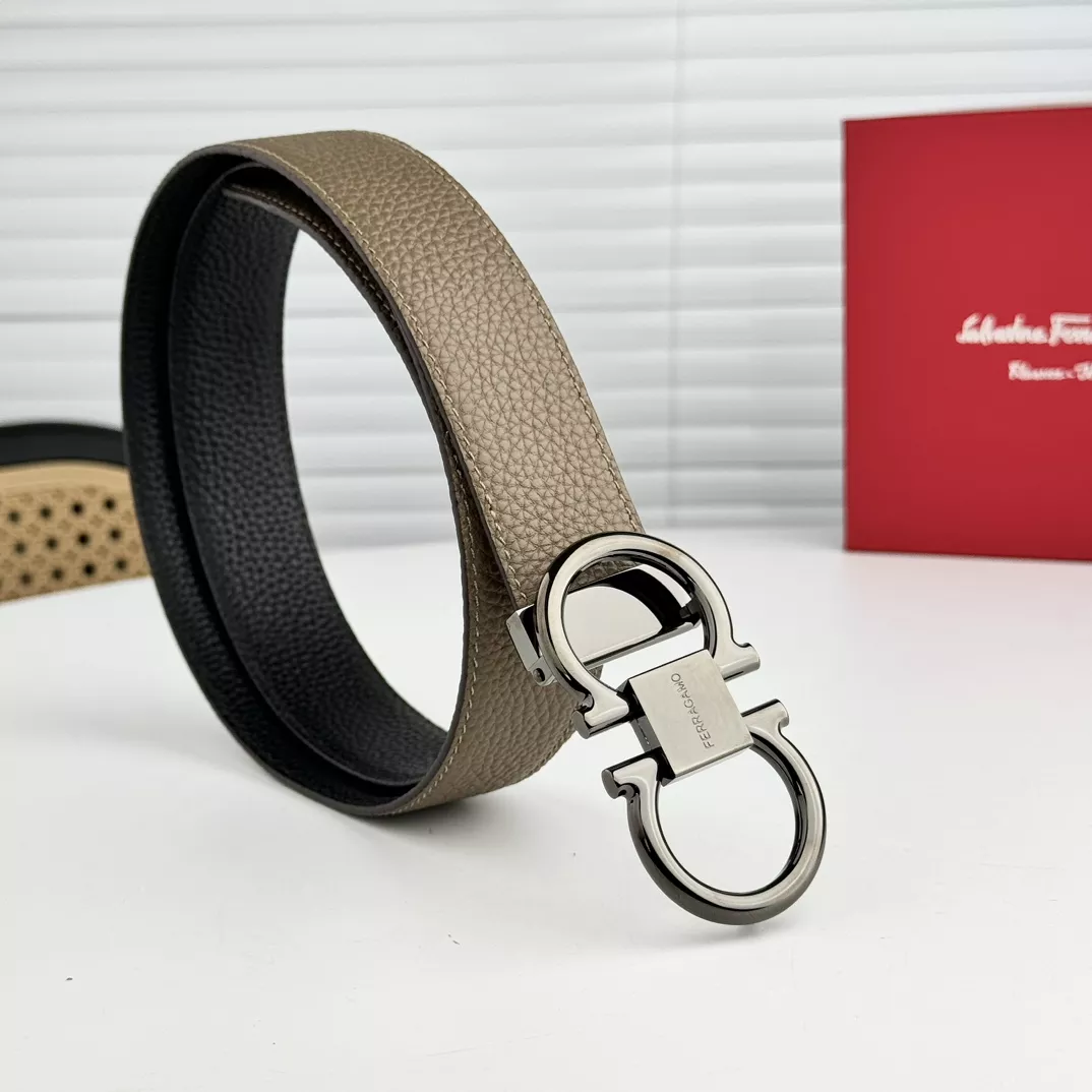DailyWear 9121 Salvatore Ferragamo AAA Quality Belts In 3.5cm For Men