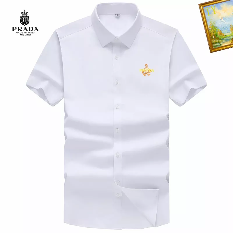 DailyWear 9139 Prada Shirts Short Sleeved For Men