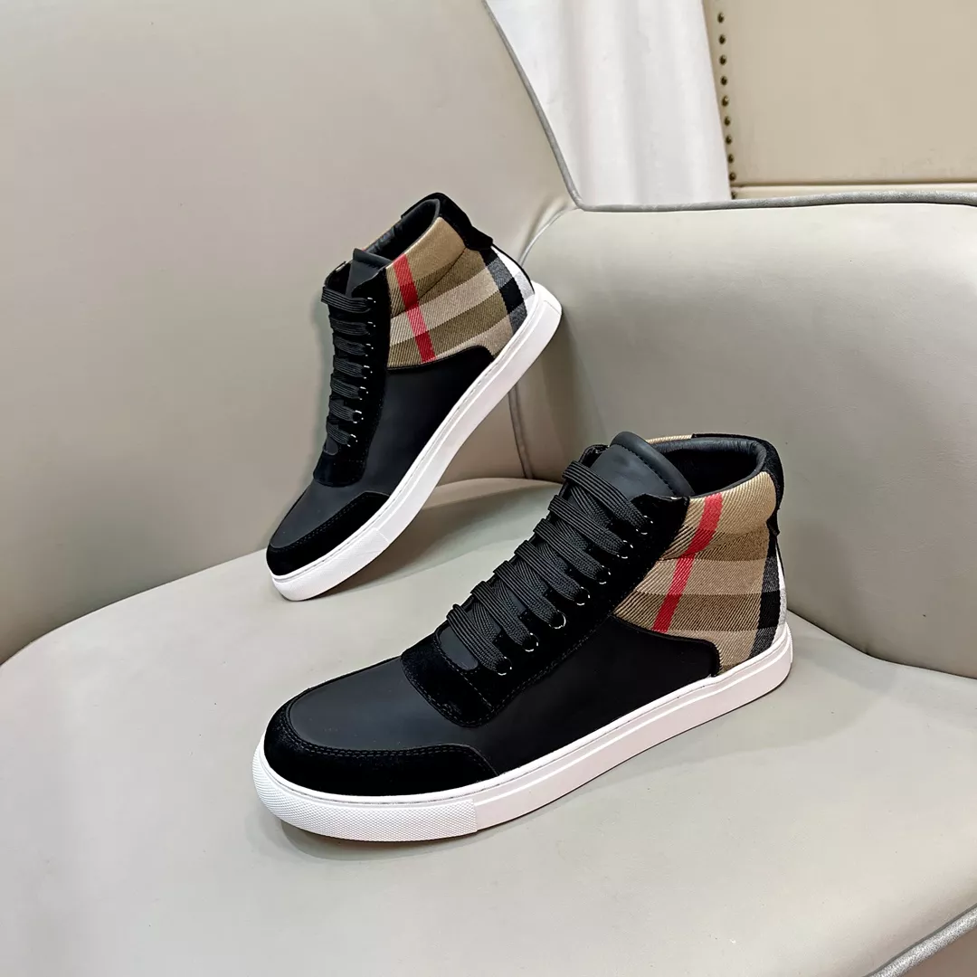 DailyWear 9617 Burberry High Tops Shoes For Men