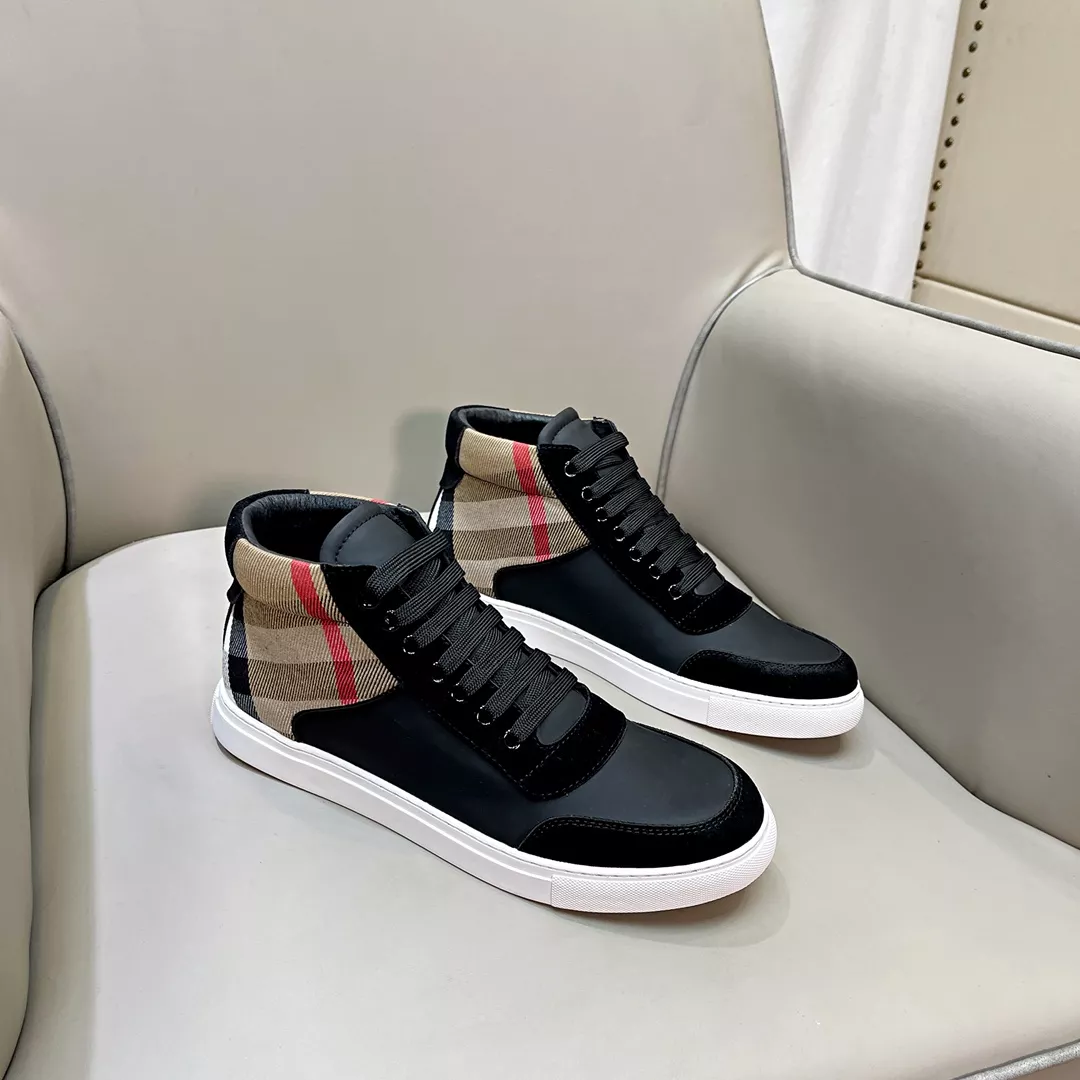 DailyWear 9617 Burberry High Tops Shoes For Men