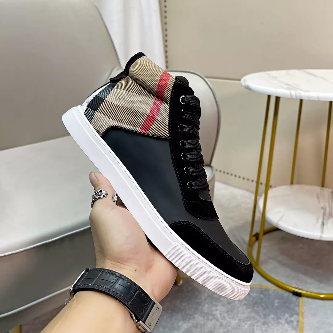 DailyWear 9617 Burberry High Tops Shoes For Men