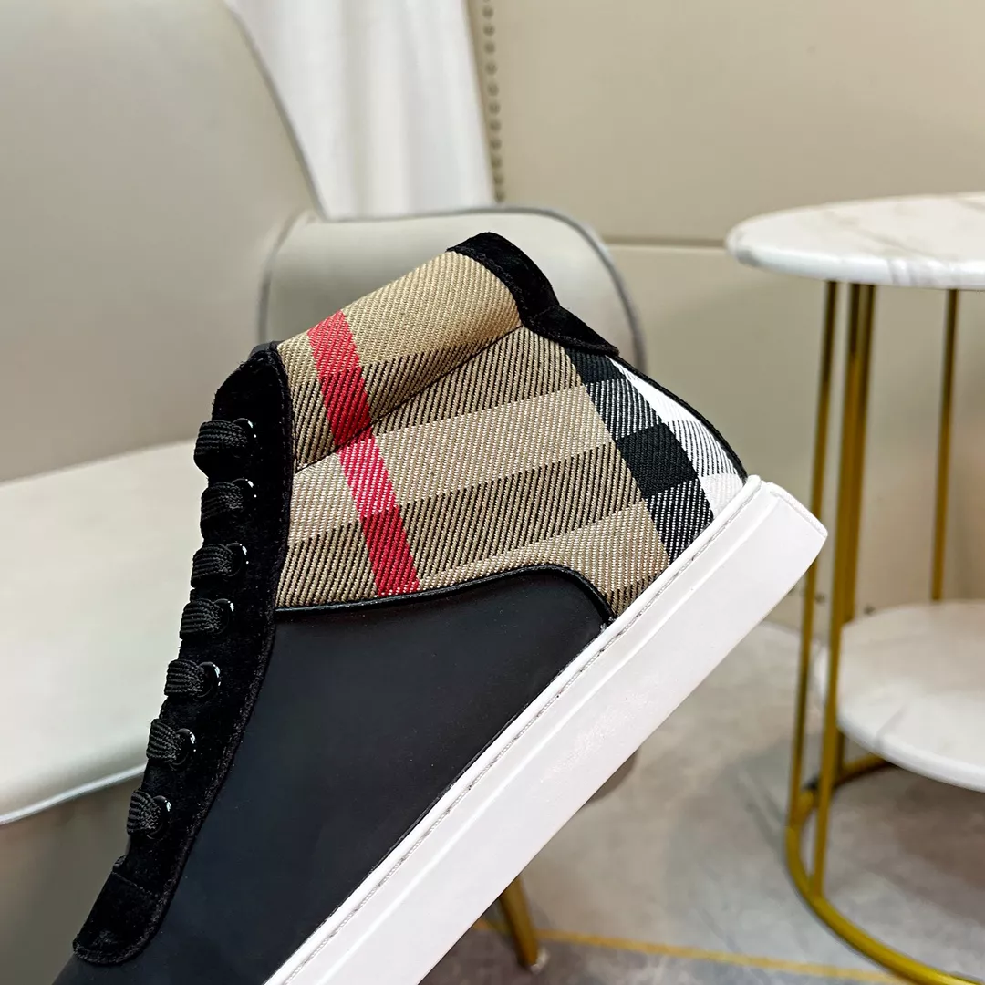 DailyWear 9617 Burberry High Tops Shoes For Men