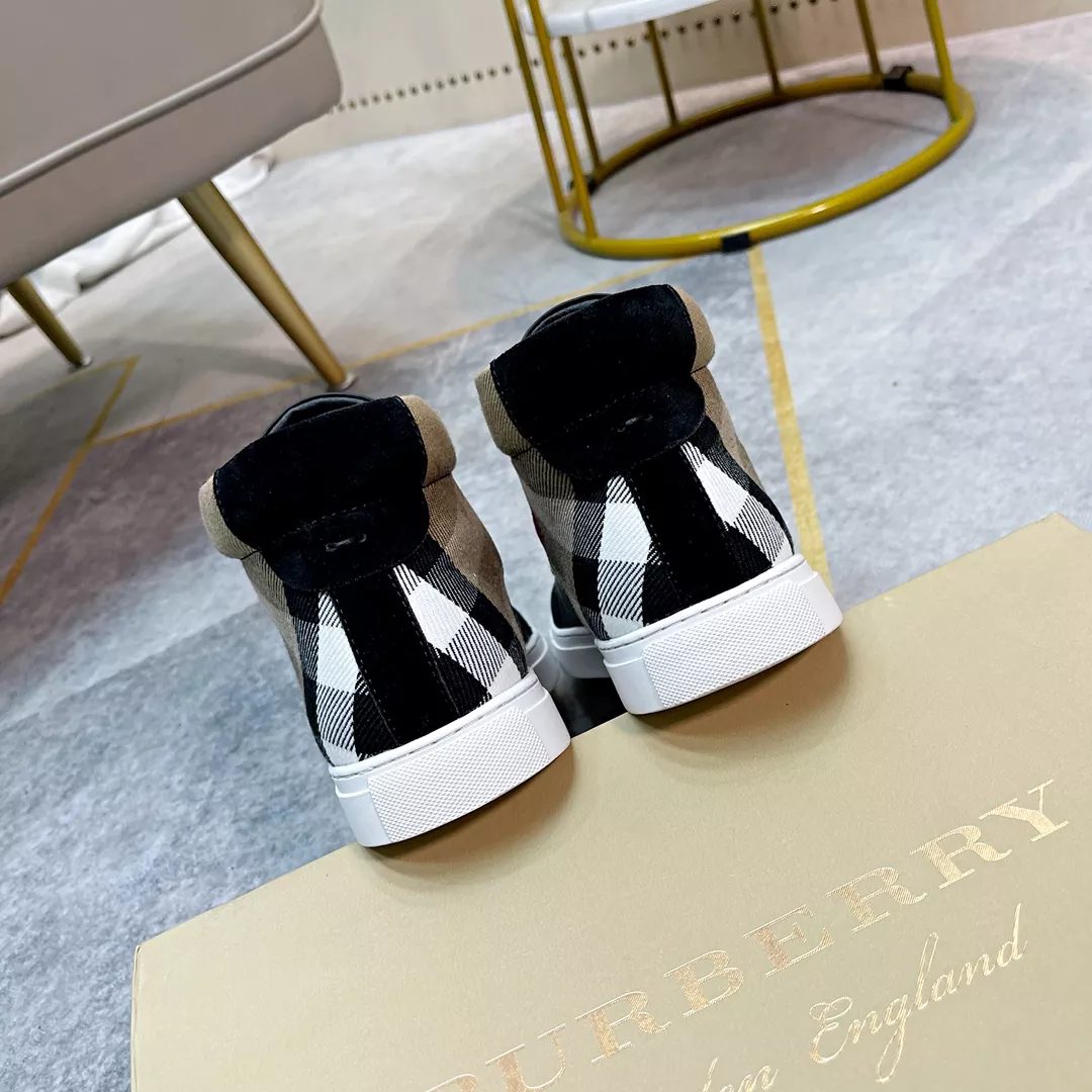 DailyWear 9617 Burberry High Tops Shoes For Men