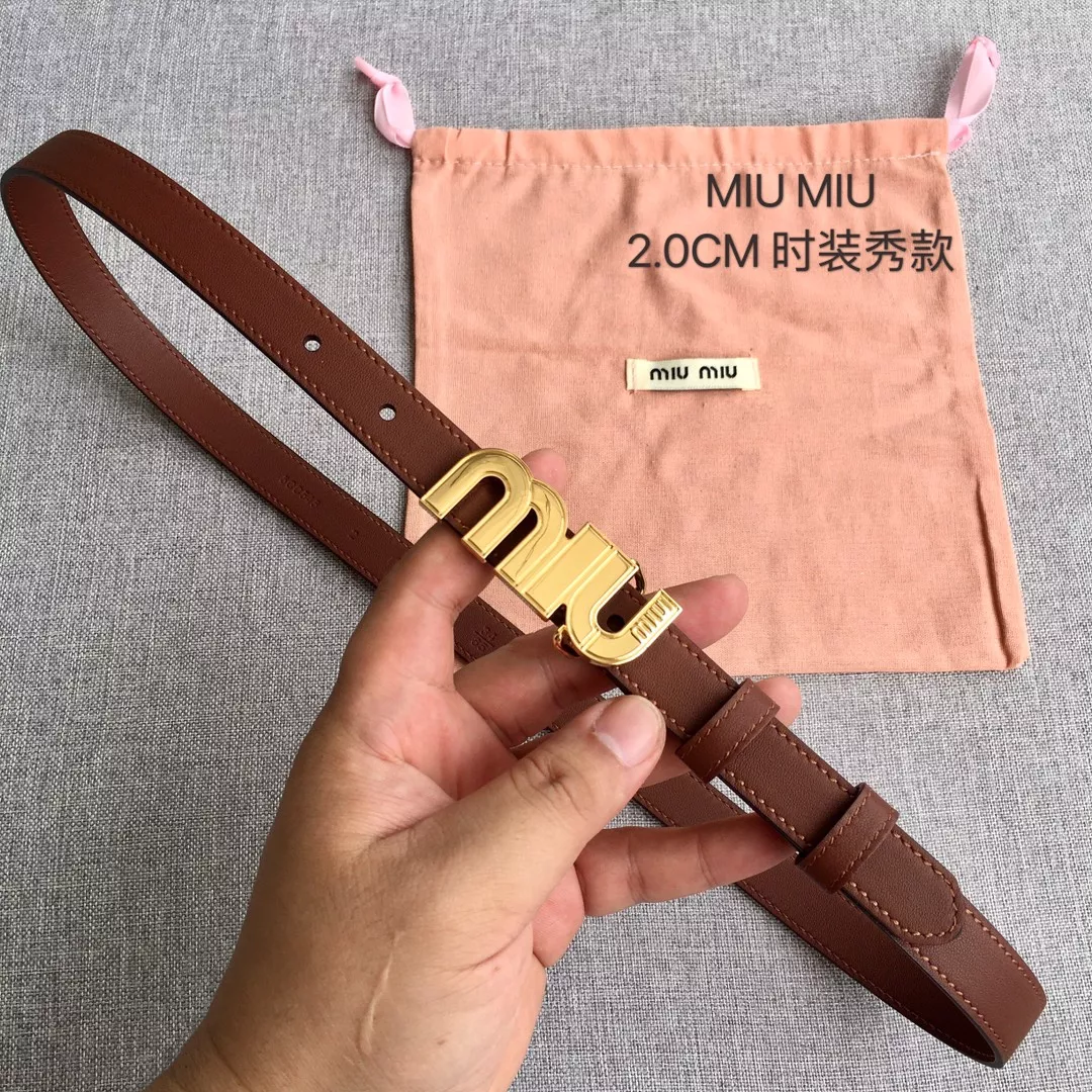 DailyWear 9869 MIU MIU AAA Quality Belts In 2.0cm For Women