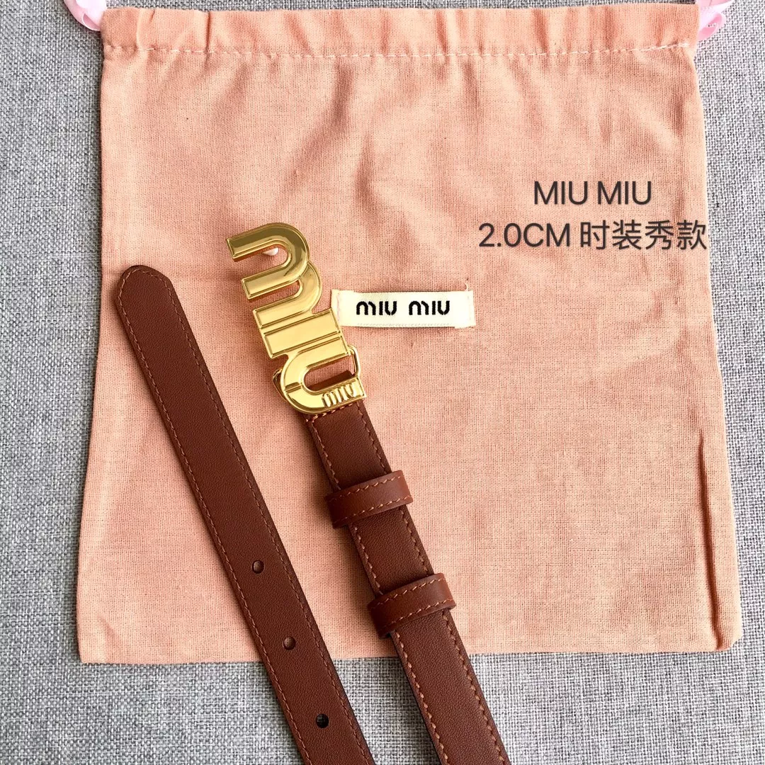 DailyWear 9869 MIU MIU AAA Quality Belts In 2.0cm For Women