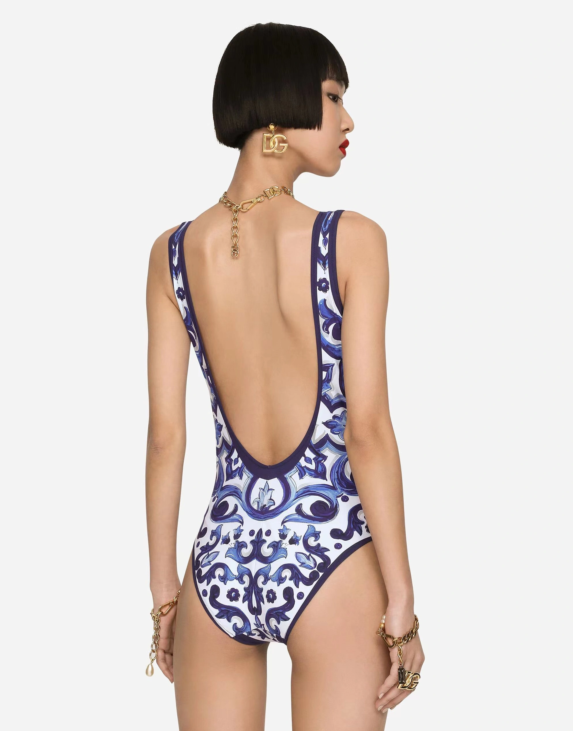 Dolce & Gabbana Bathing Suits Sleeveless For Women Functional 7537