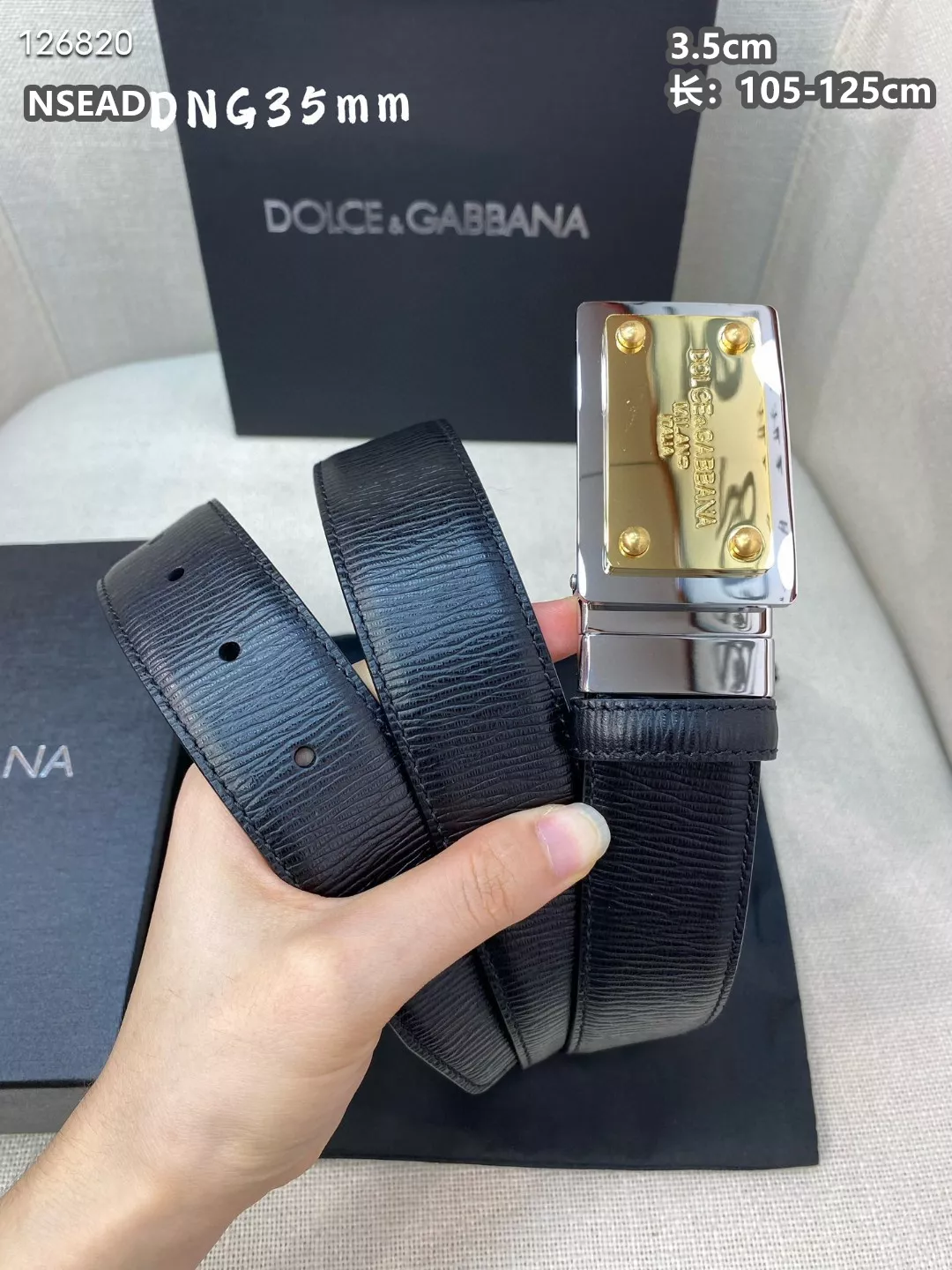 Dolce & Gabbana D&G AAA Quality Belts For Men Comfortable 9608