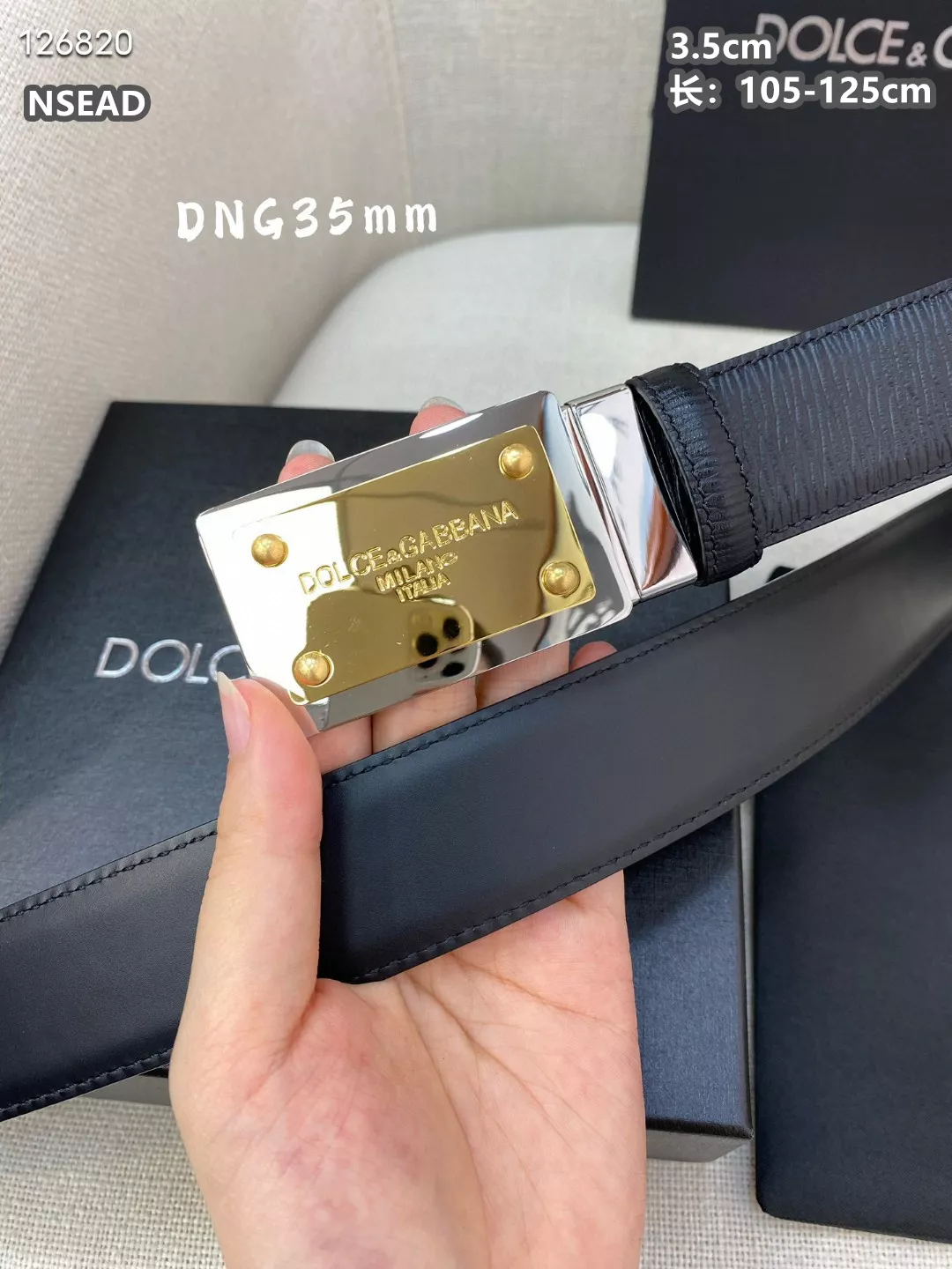 Dolce & Gabbana D&G AAA Quality Belts For Men Comfortable 9608
