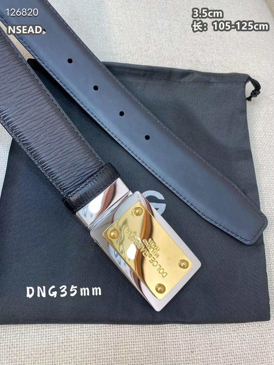 Dolce & Gabbana D&G AAA Quality Belts For Men Comfortable 9608
