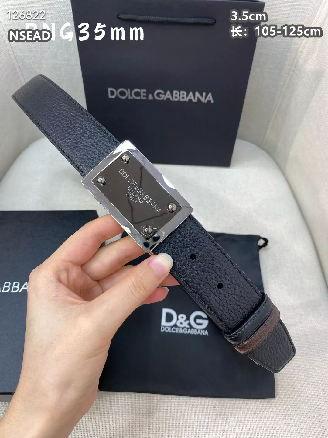 Dolce & Gabbana D&G AAA Quality Belts For Men Cozy 2633