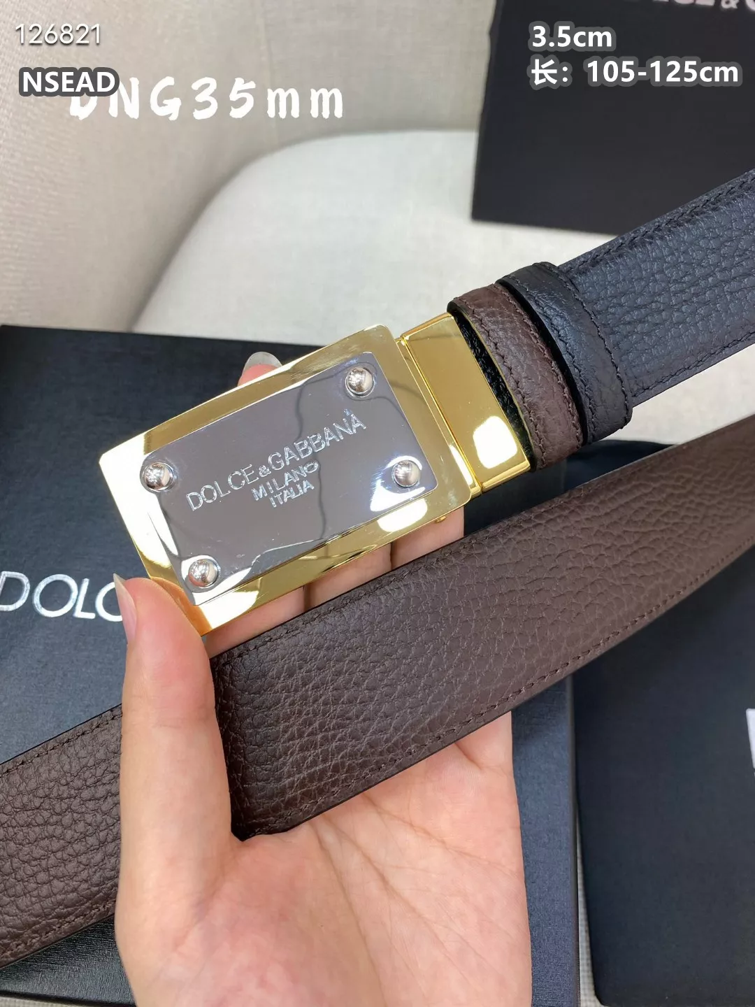 Dolce & Gabbana D&G AAA Quality Belts For Men Versatile 4401