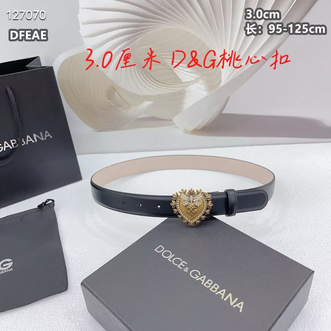 Dolce & Gabbana D&G AAA Quality Belts For Unisex Vibrant 2822