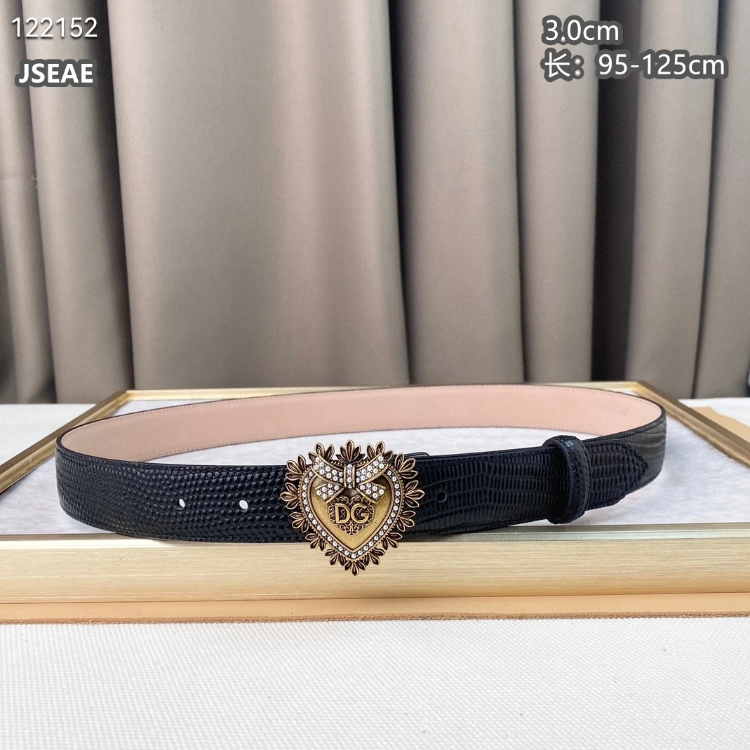 Dolce & Gabbana D&G AAA Quality Belts For Women Flexible 4495
