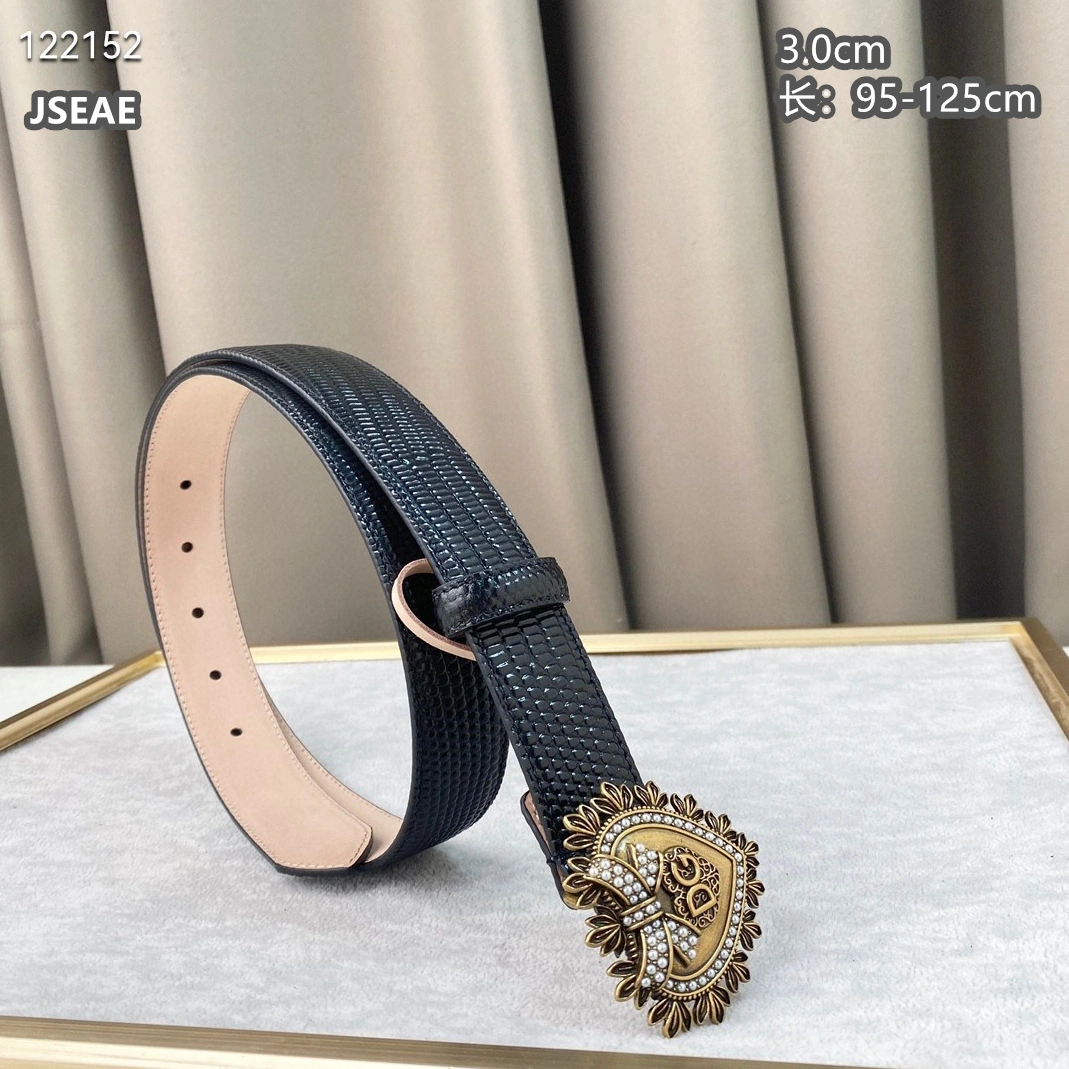 Dolce & Gabbana D&G AAA Quality Belts For Women Flexible 4495