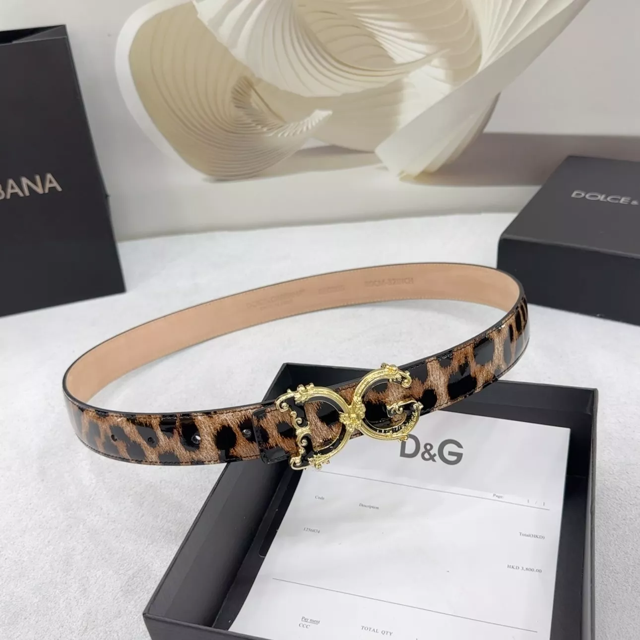 Dolce & Gabbana D&G AAA Quality Belts In 3.0cm For Women Cozy 8301