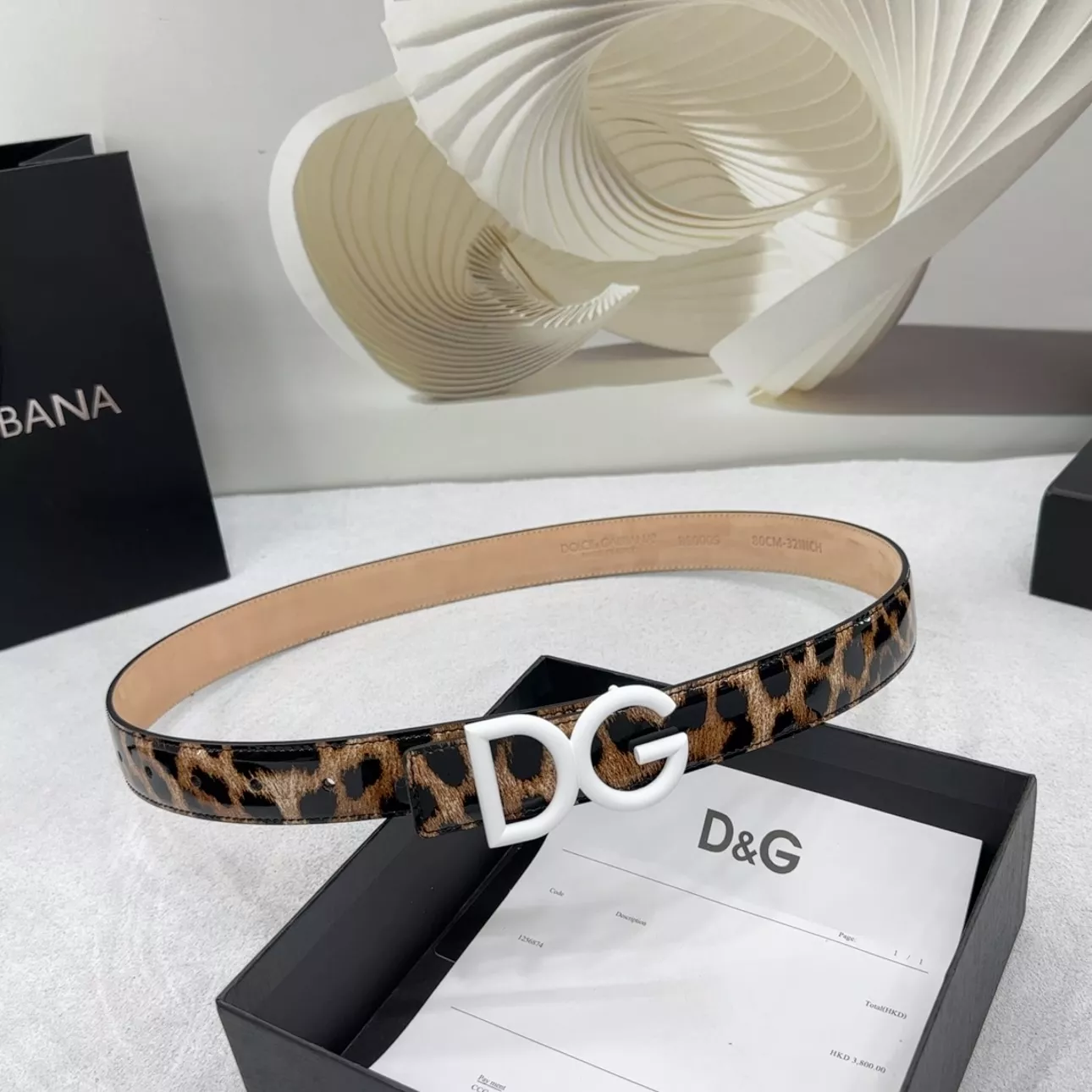 Dolce & Gabbana D&G AAA Quality Belts In 3.0cm For Women Cozy 9012
