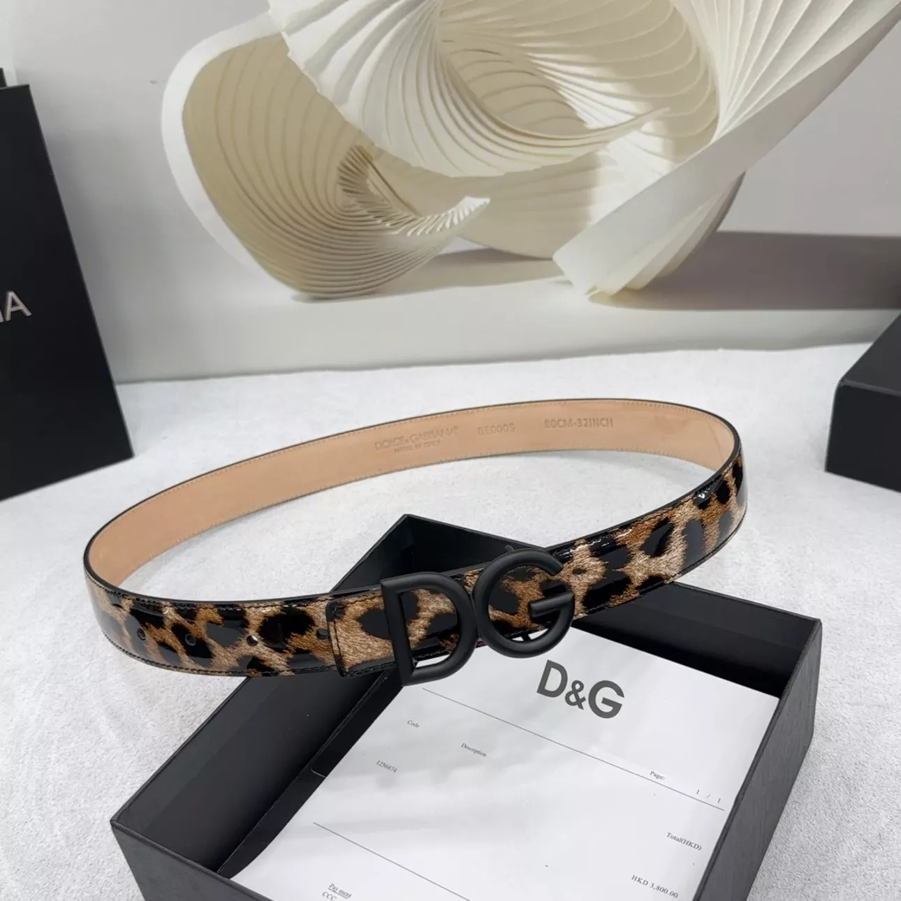 Dolce & Gabbana D&G AAA Quality Belts In 3.0cm For Women Popular 6222