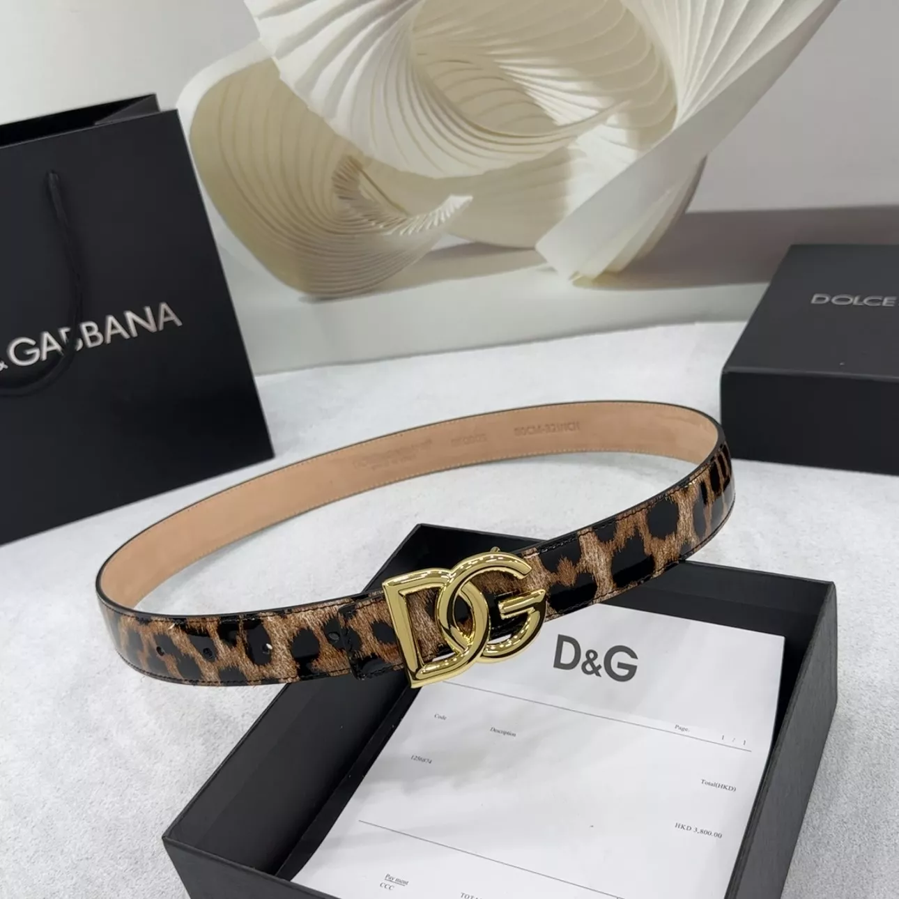 Dolce & Gabbana D&G AAA Quality Belts In 3.0cm For Women Timeless 8308