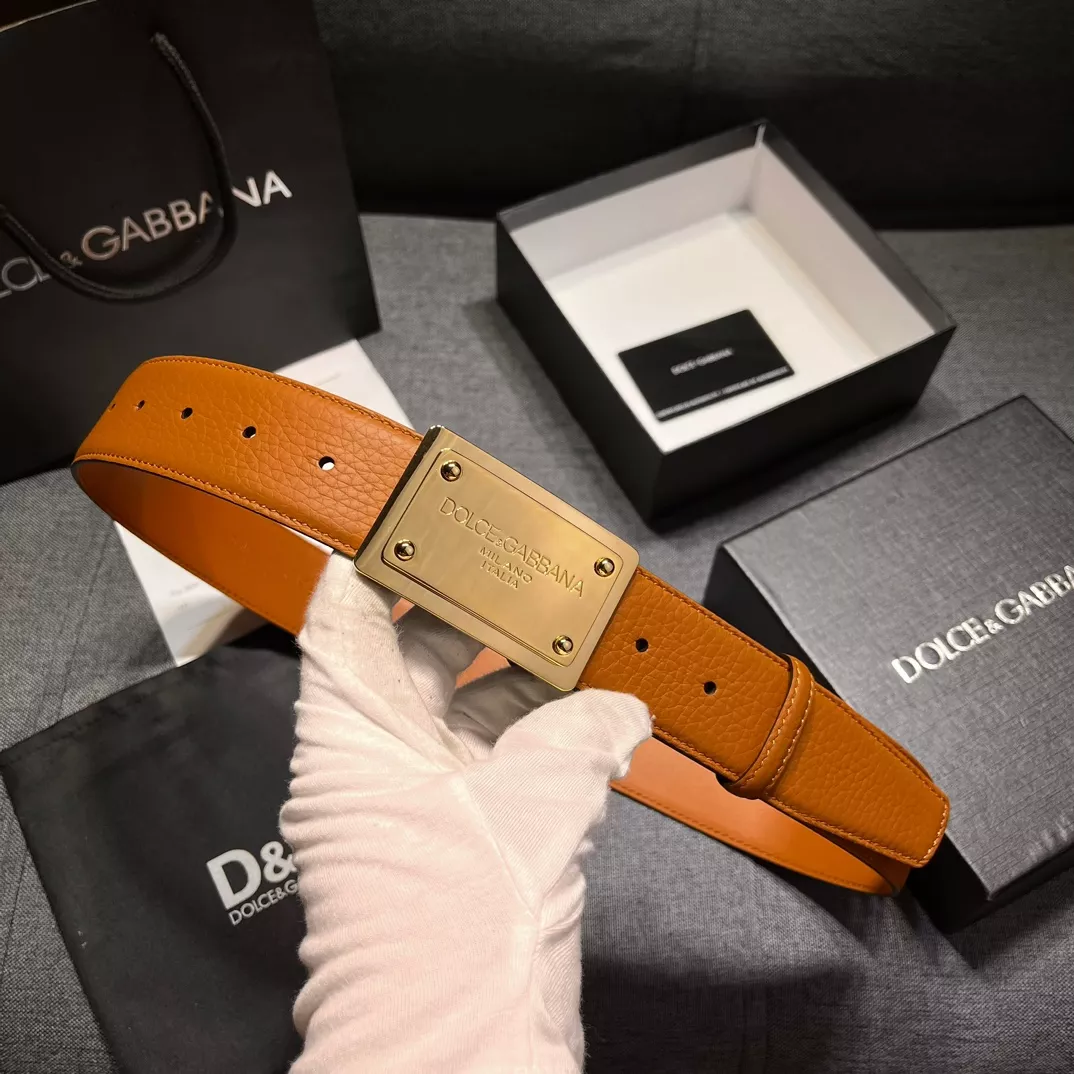 Dolce & Gabbana D&G AAA Quality Belts In 3.8cm For Men Practical 961