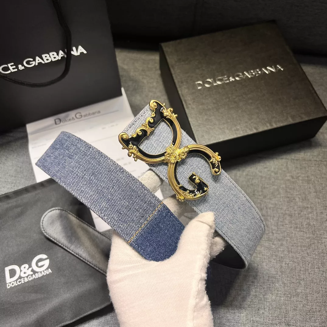 Dolce & Gabbana D&G AAA Quality Belts In 3.8cm For Unisex Sophisticated 7205