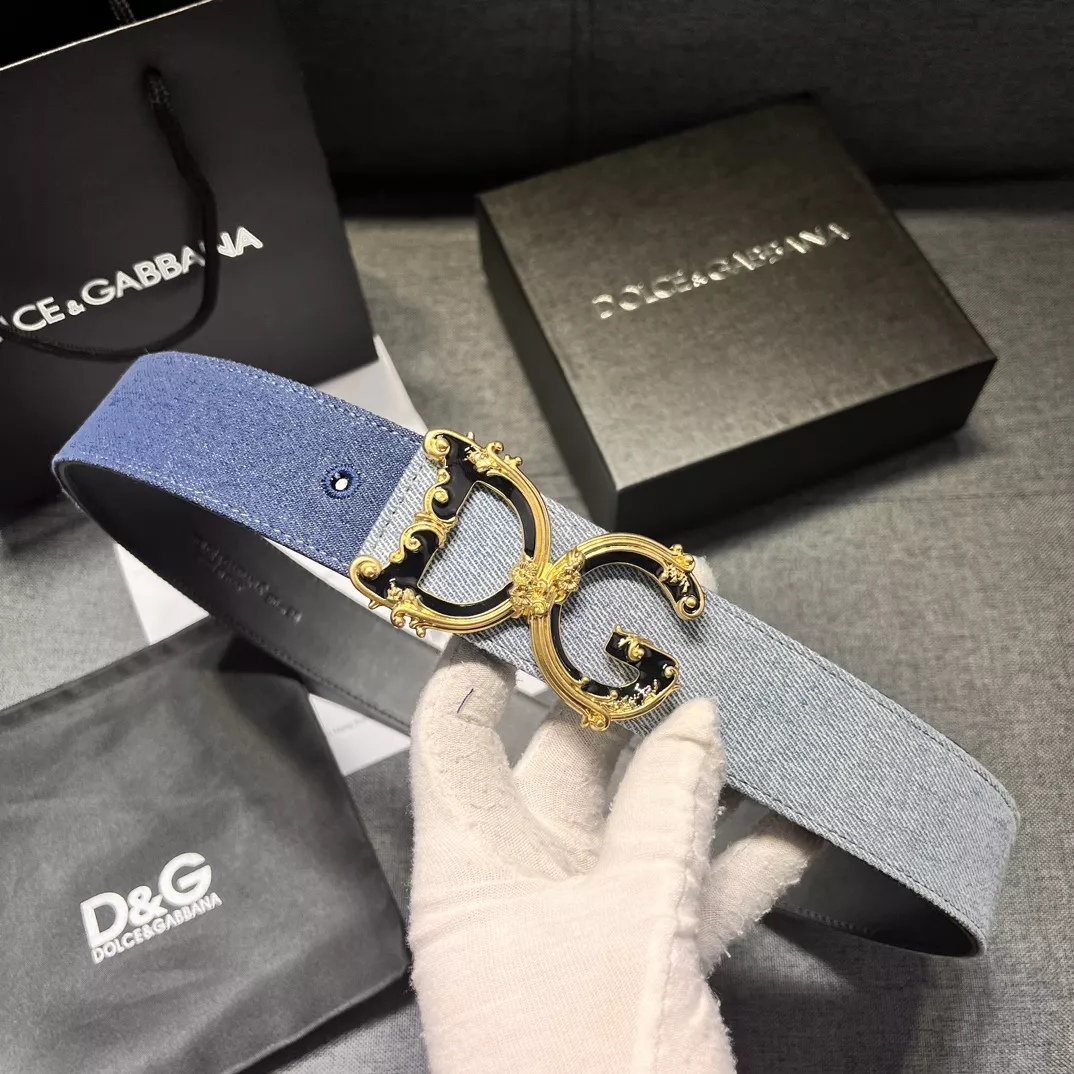Dolce & Gabbana D&G AAA Quality Belts In 3.8cm For Unisex Sophisticated 7205
