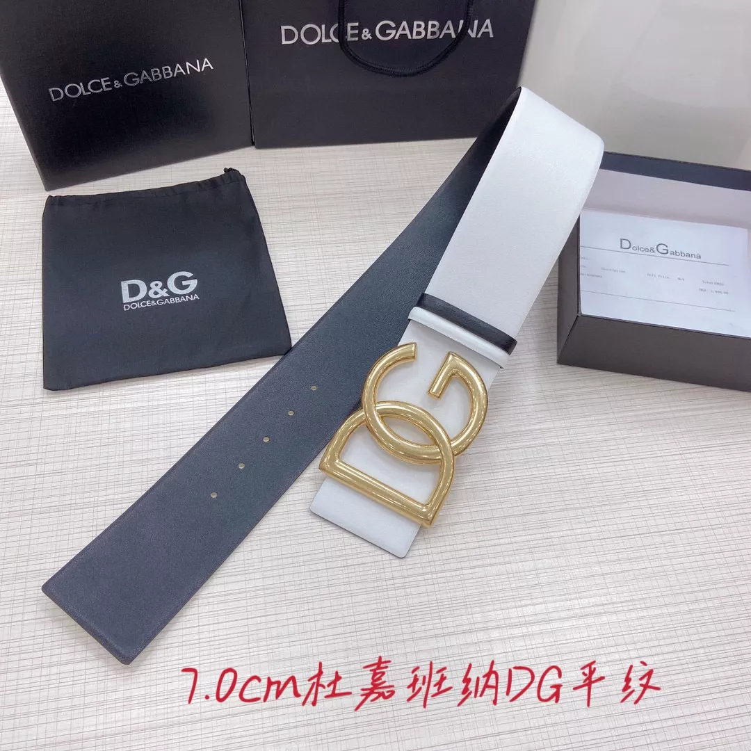 Dolce & Gabbana D&G AAA Quality Belts In 7.0cm For Unisex Comfortable 1585
