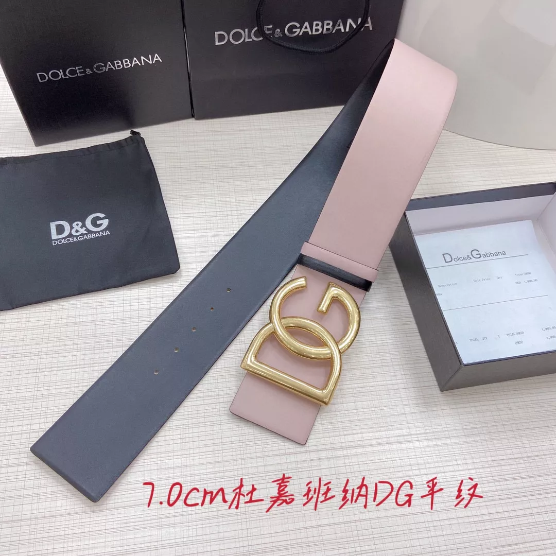 Dolce & Gabbana D&G AAA Quality Belts In 7.0cm For Unisex Durable 2271