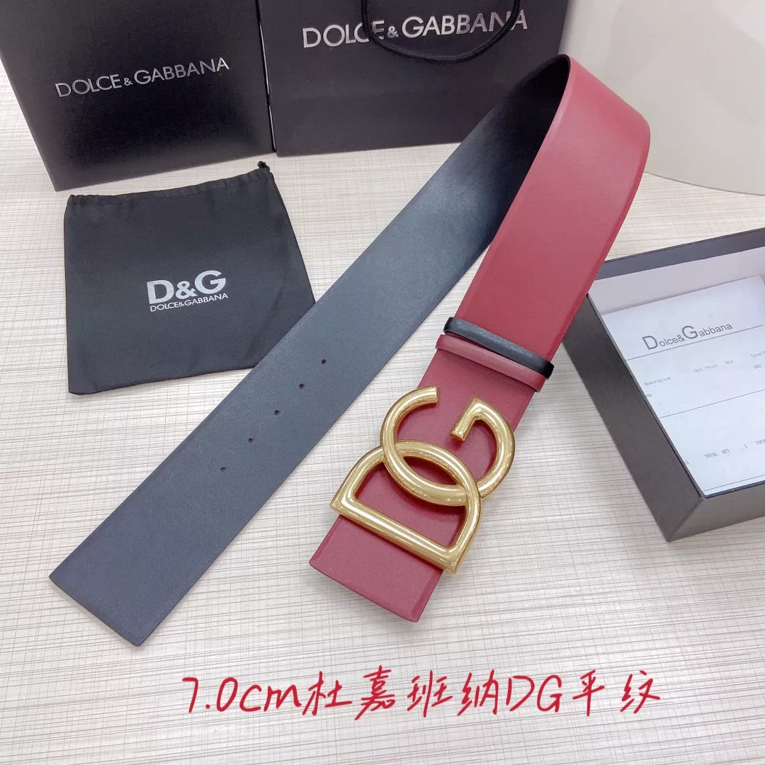 Dolce & Gabbana D&G AAA Quality Belts In 7.0cm For Unisex SmartChoice 1232