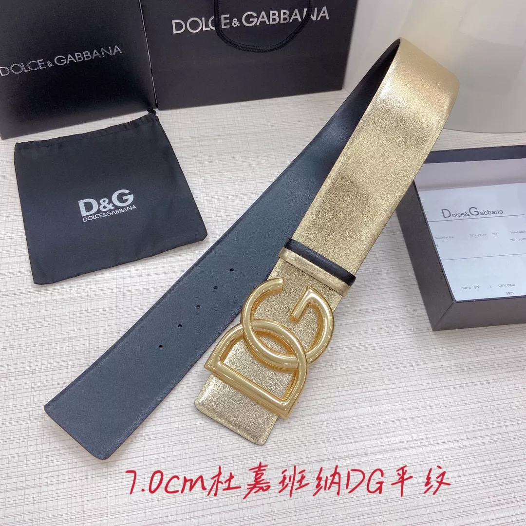 Dolce & Gabbana D&G AAA Quality Belts In 7.0cm For Unisex SportInspired 2477