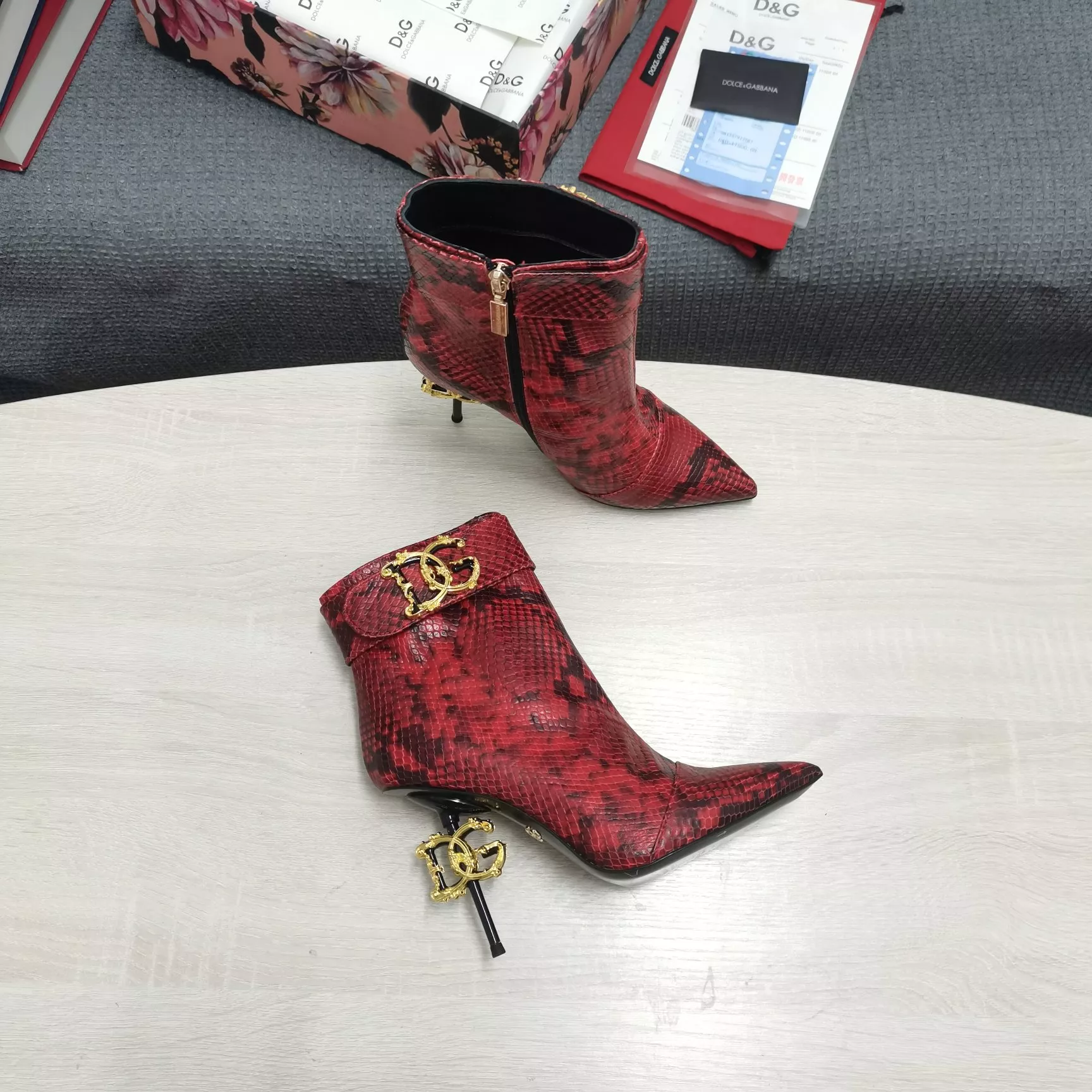 Dolce & Gabbana D&G Boots For Women Modern 6349