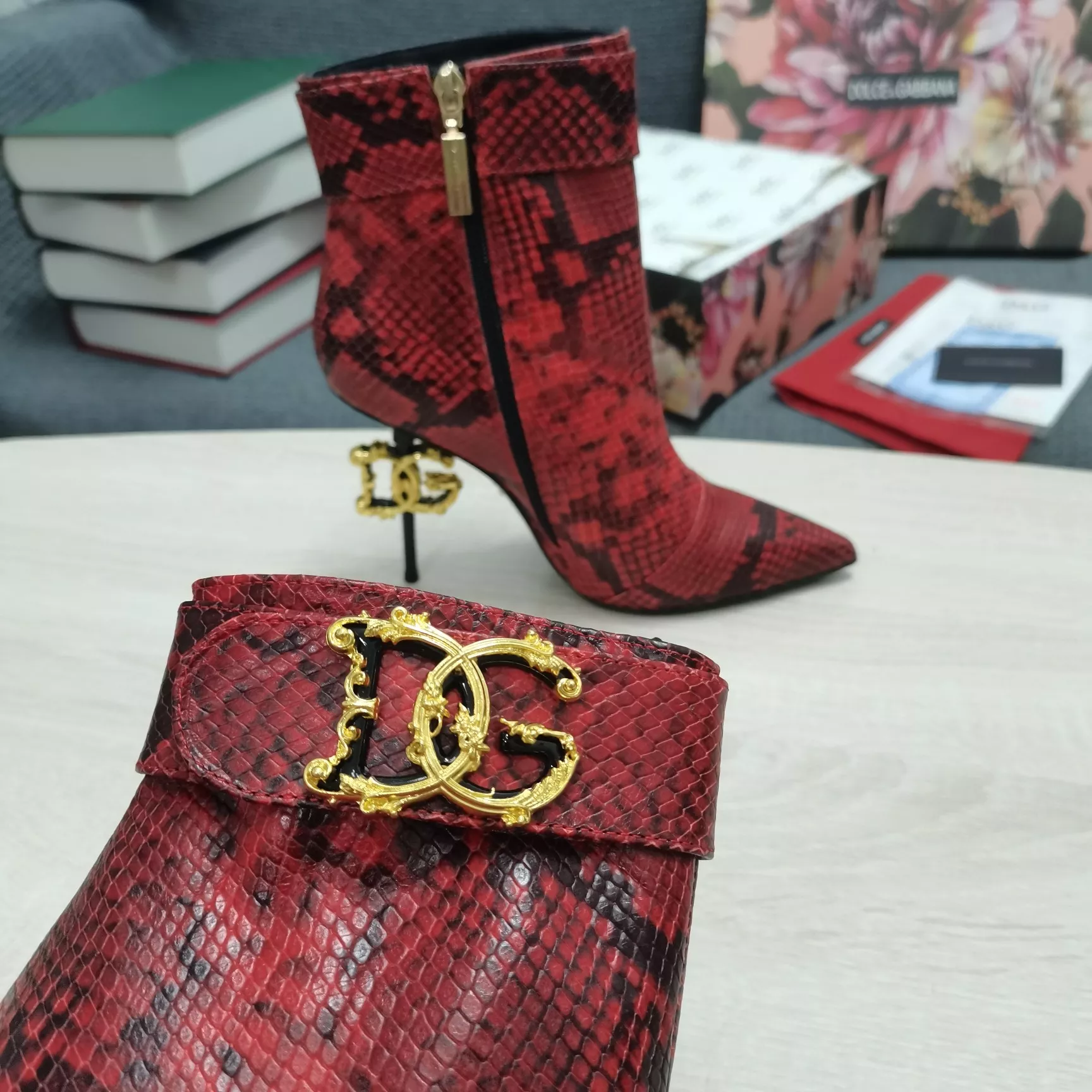 Dolce & Gabbana D&G Boots For Women Modern 6349