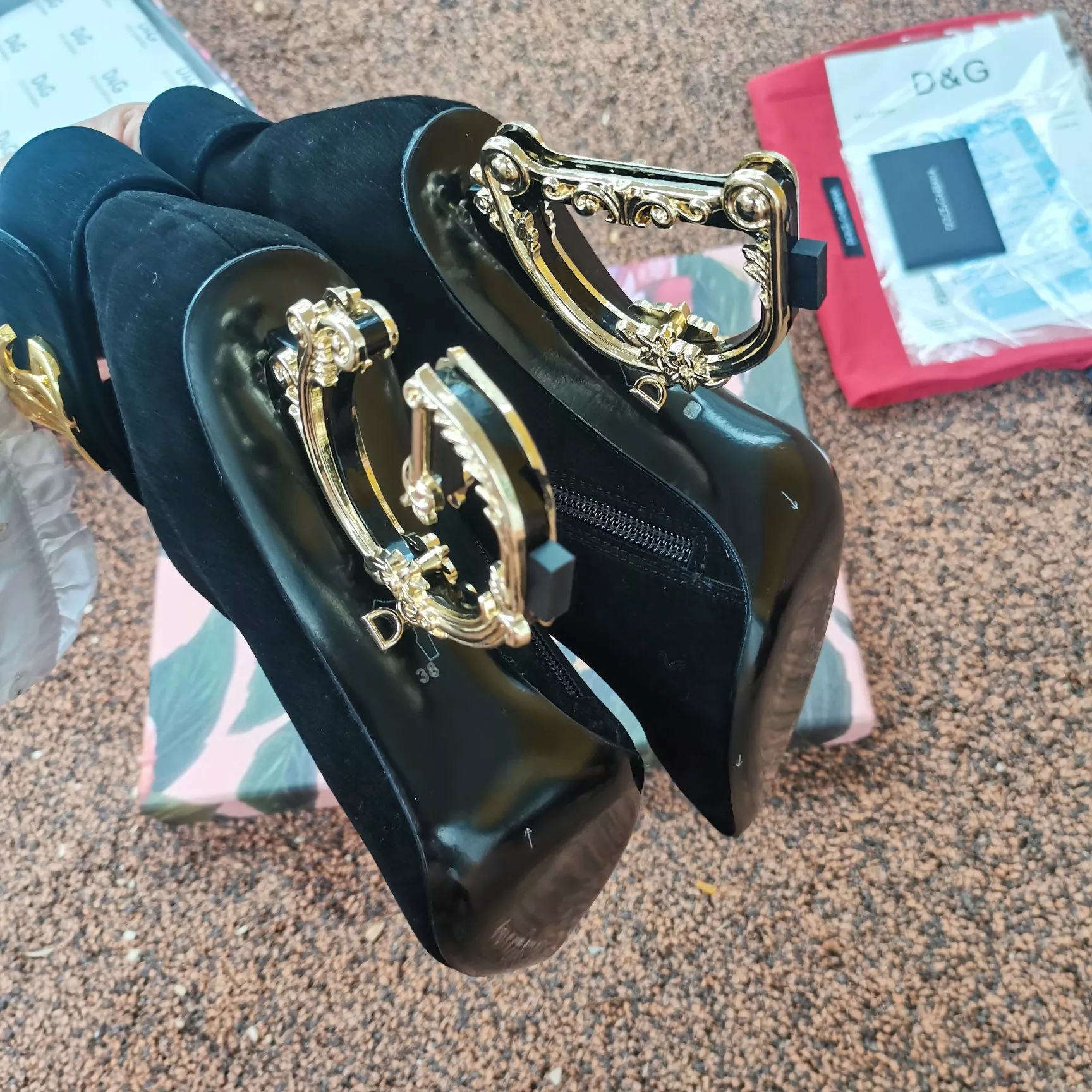 Dolce & Gabbana D&G Boots For Women Practical 9659