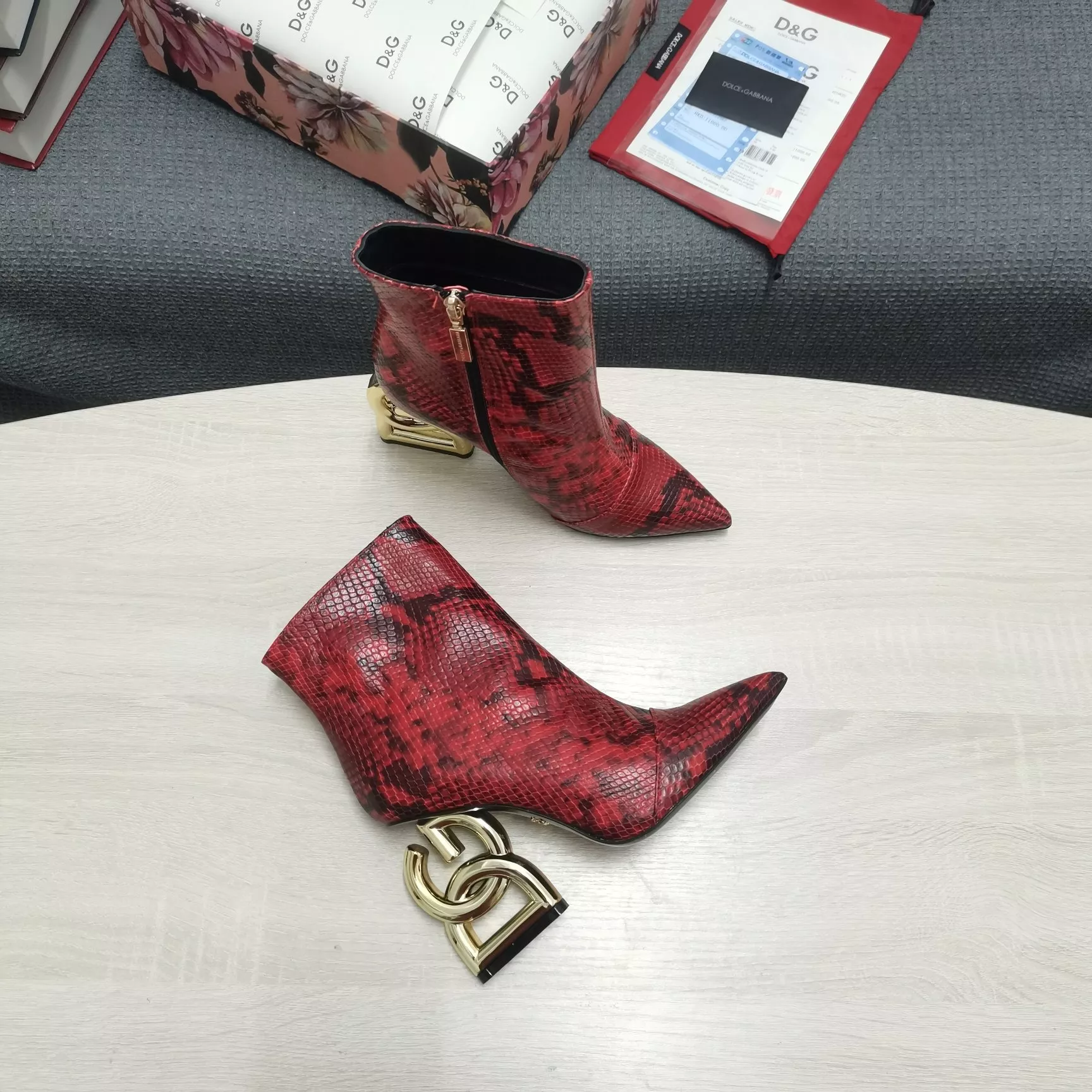 Dolce & Gabbana D&G Boots For Women Refined 2210