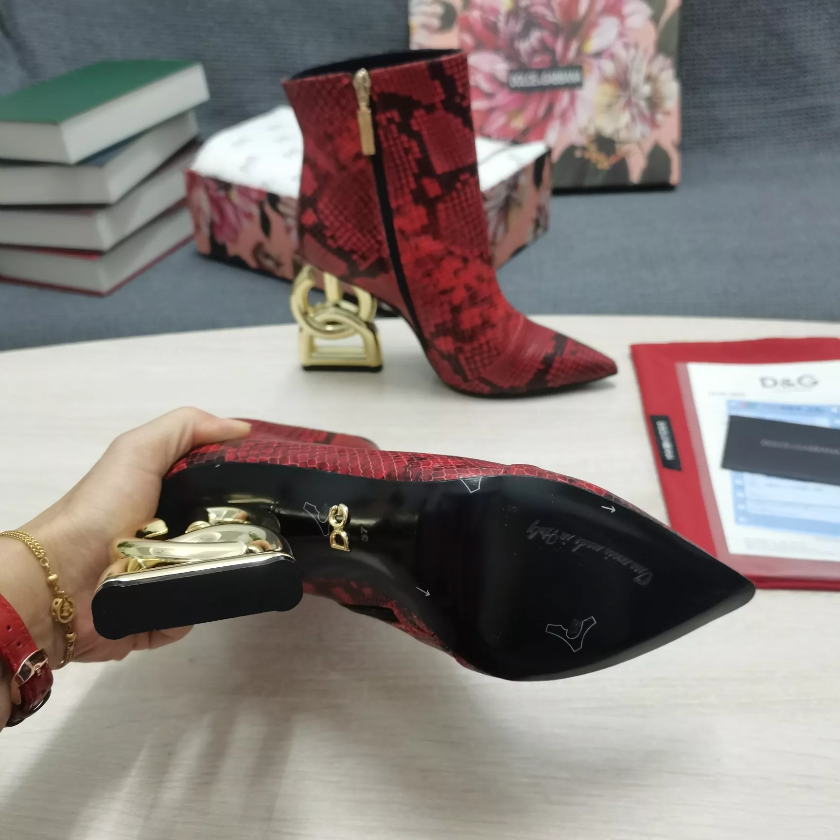 Dolce & Gabbana D&G Boots For Women Refined 2210
