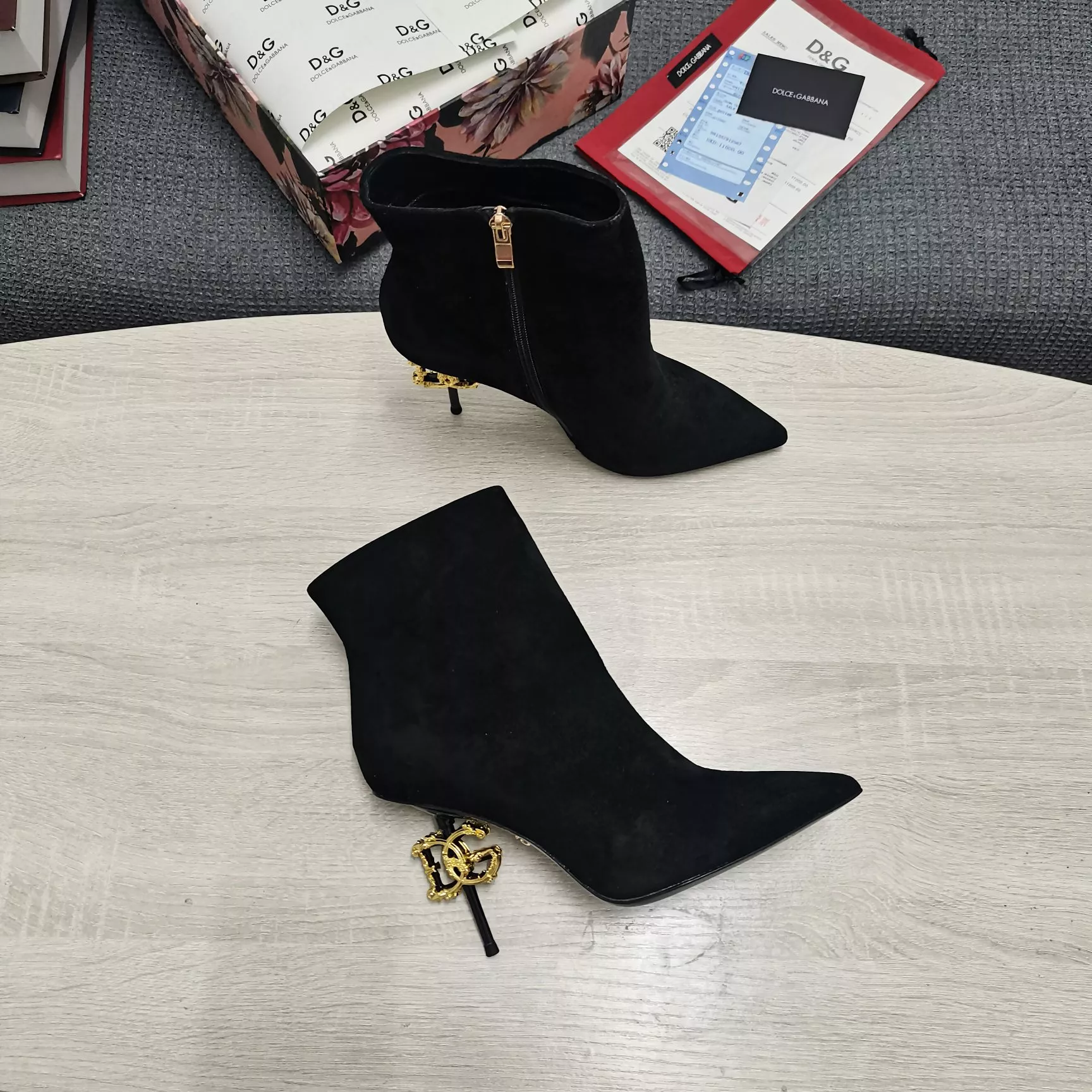 Dolce & Gabbana D&G Boots For Women Sleek 7163
