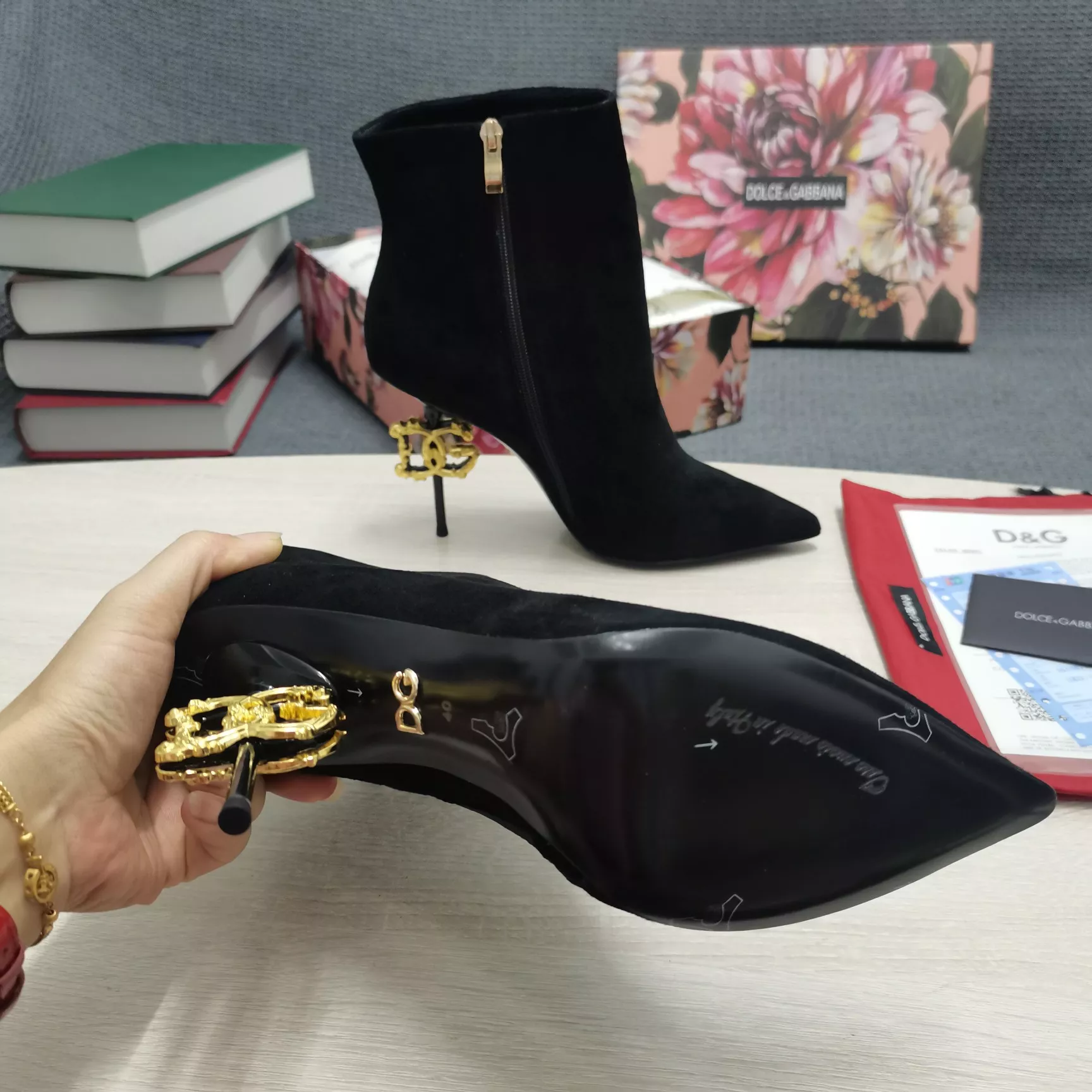 Dolce & Gabbana D&G Boots For Women Sleek 7163