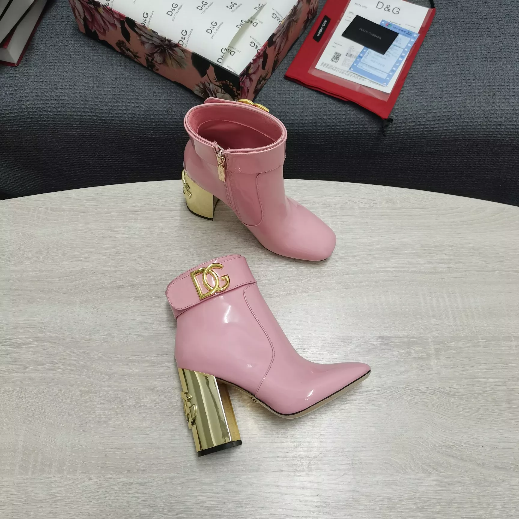 Dolce & Gabbana D&G Boots For Women Trendy 5281