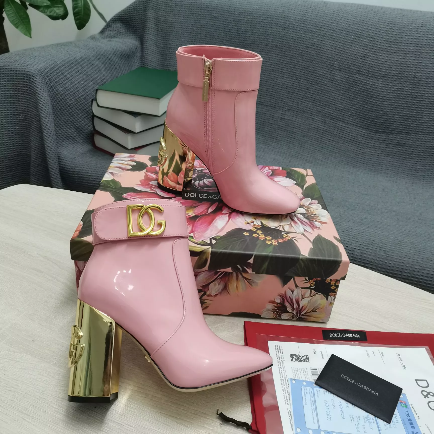 Dolce & Gabbana D&G Boots For Women Trendy 5281