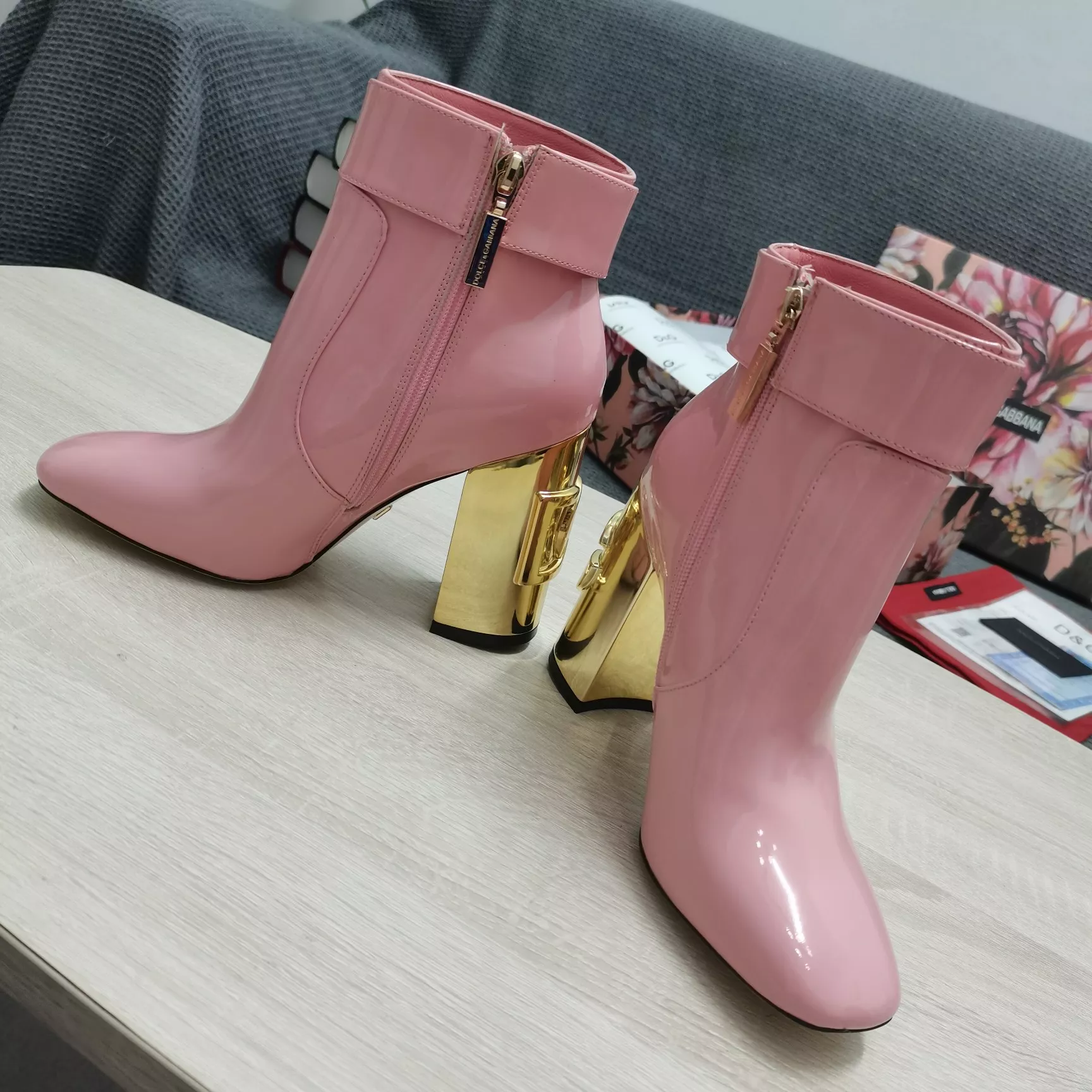 Dolce & Gabbana D&G Boots For Women Trendy 5281