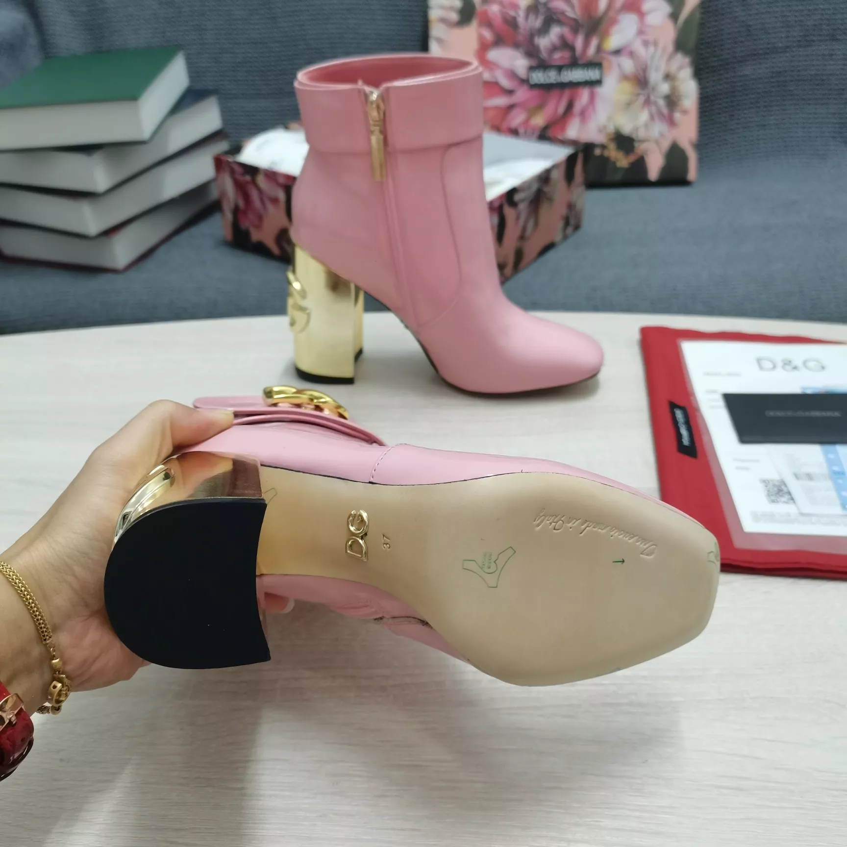 Dolce & Gabbana D&G Boots For Women Trendy 5281