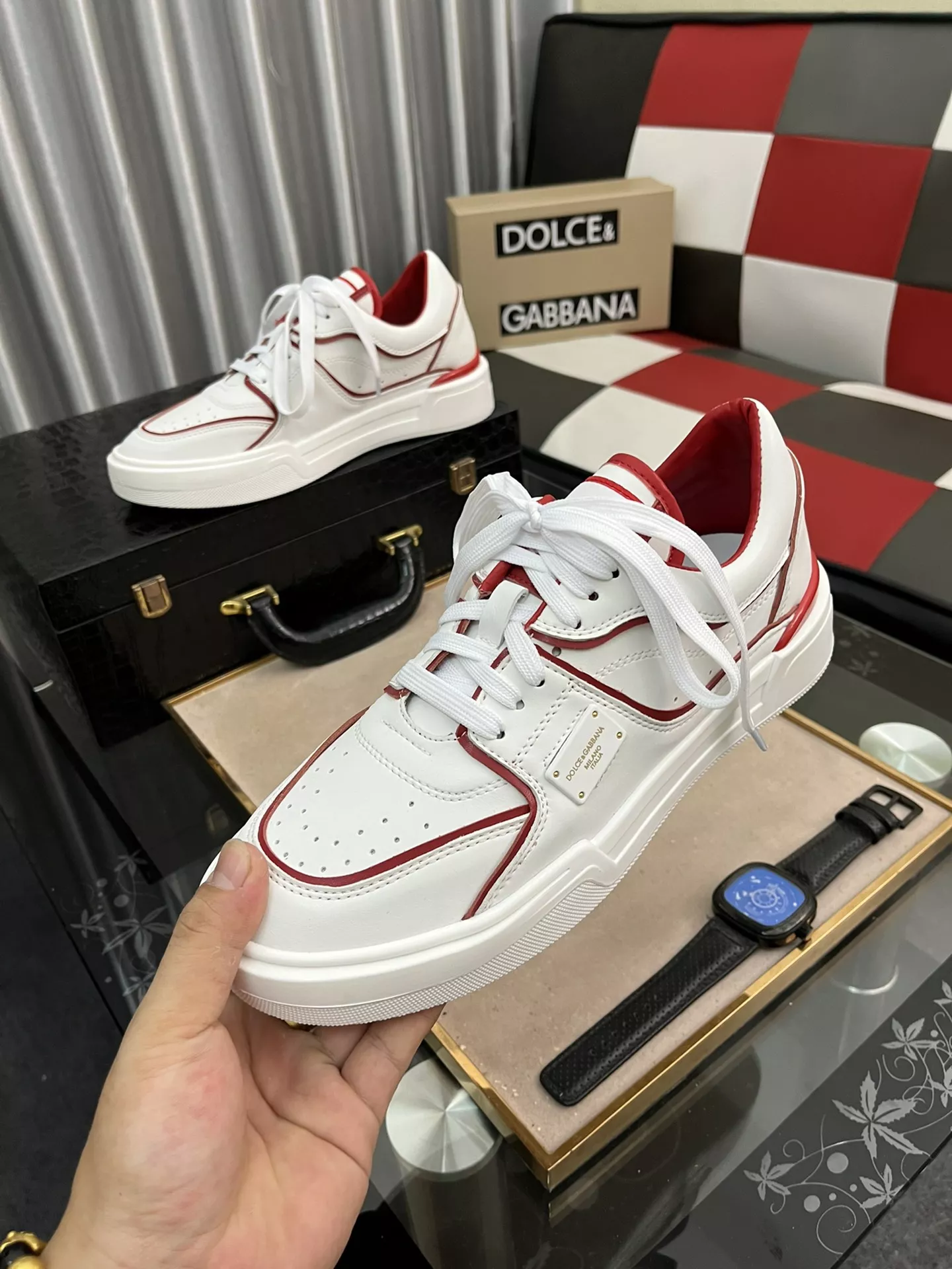Dolce & Gabbana D&G Casual Shoes For Men Breathable 8491