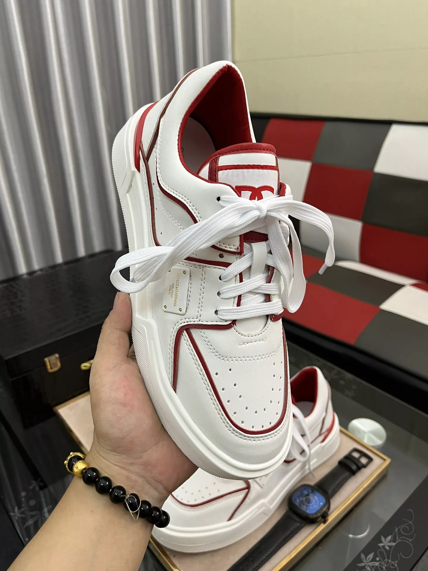 Dolce & Gabbana D&G Casual Shoes For Men Breathable 8491
