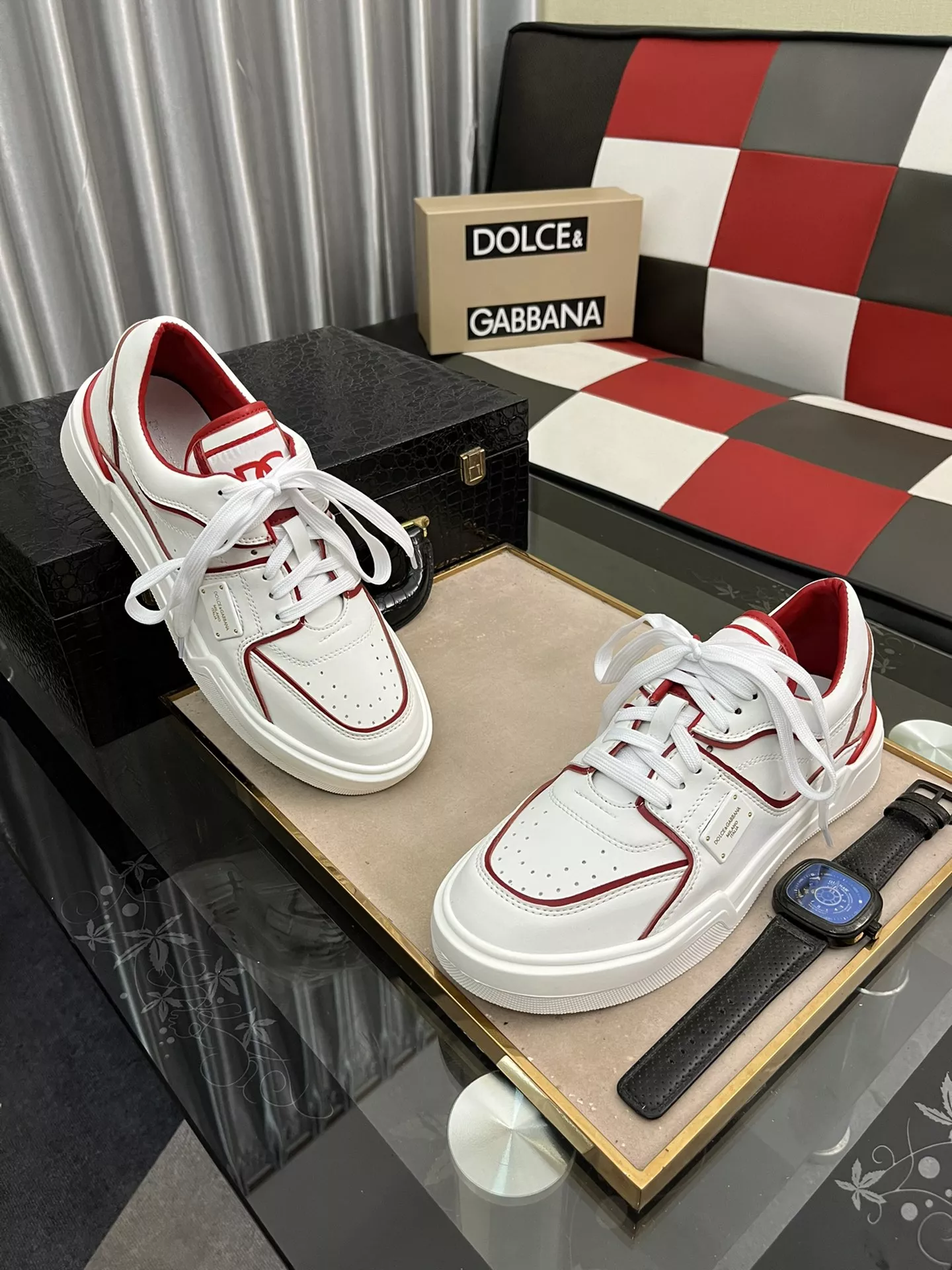 Dolce & Gabbana D&G Casual Shoes For Men Breathable 8491